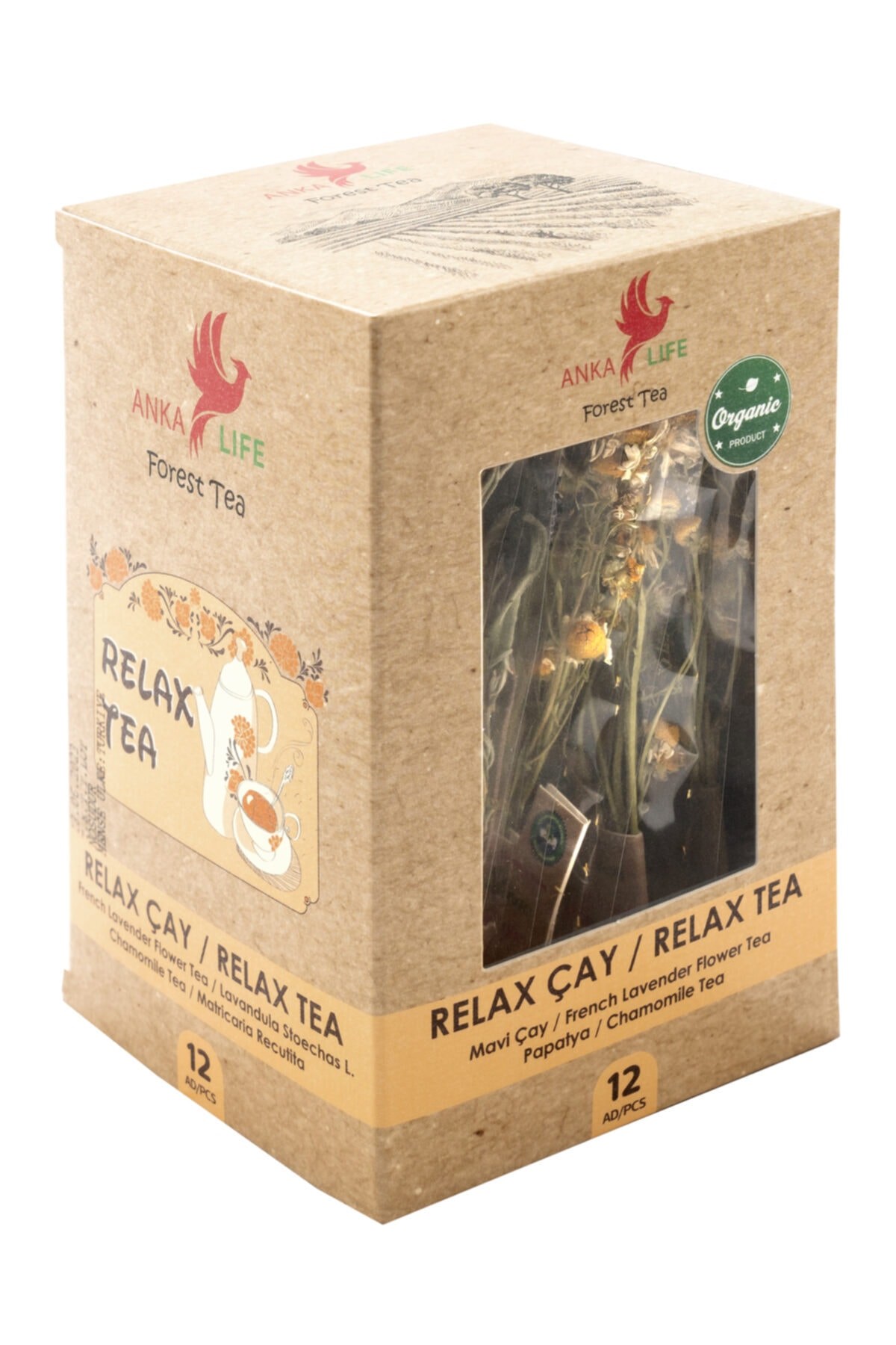 Anka Life Forest Tea Organik Bitkisel Relax Çay 12'li