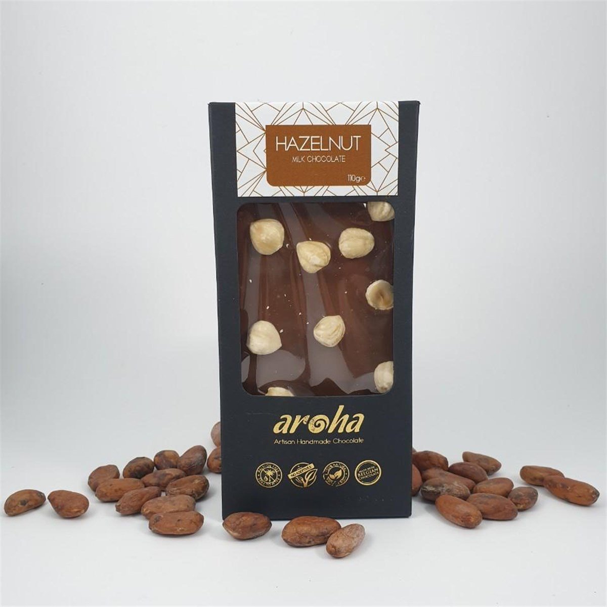 Aroha Fındıklı Sütlü Çikolata %50 Kakao 110 gr.