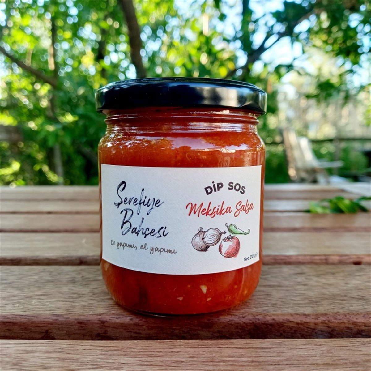 Meksika Salsa Dip Sos 210 Gr.