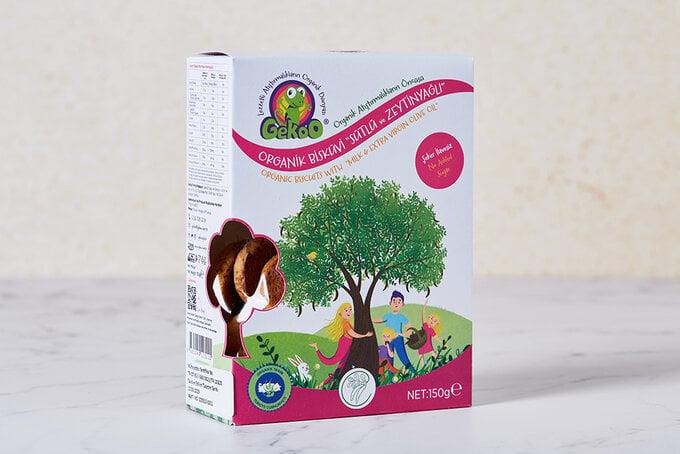 Organik Sütlü Çocuk Bisküvisi 150 gr.