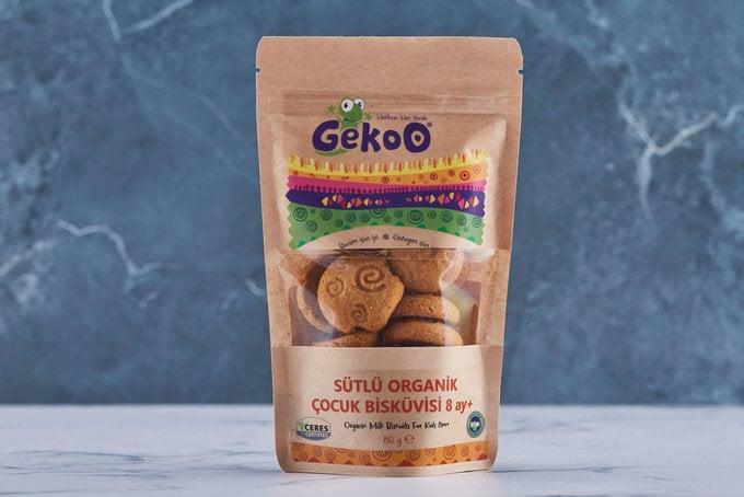 Organik Sütlü Çocuk Bisküvisi 80 g