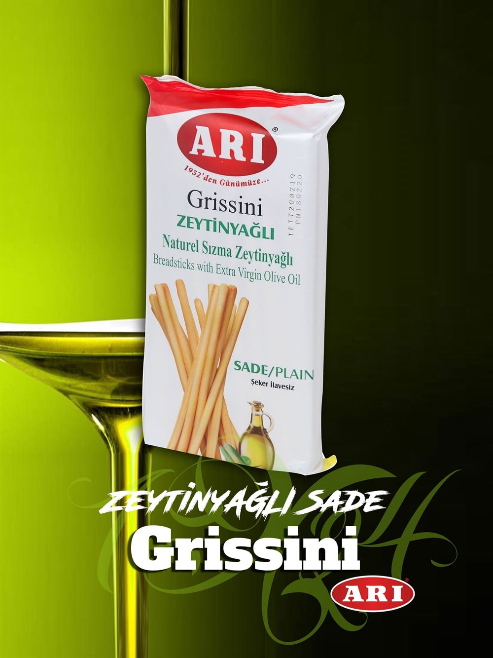 ARI GRISSINI Z.YAĞLI SADE 100 GR