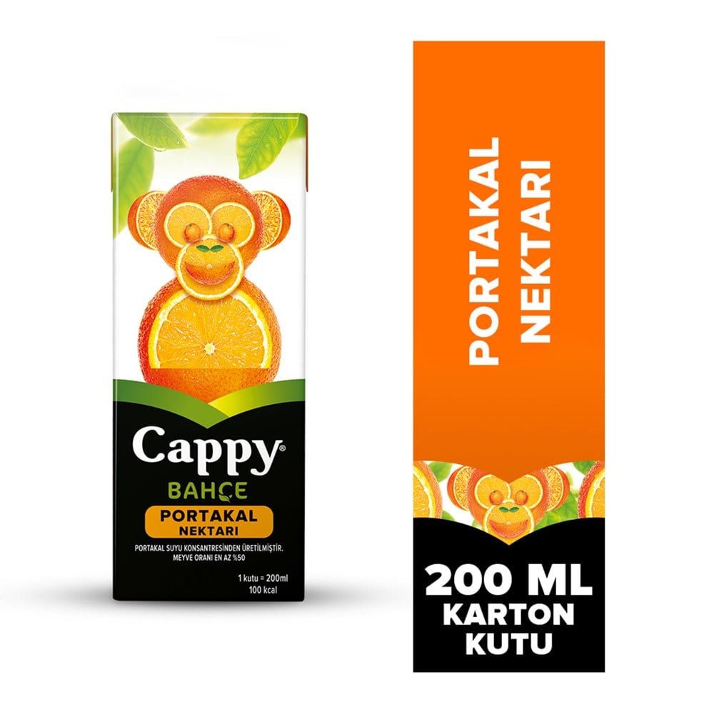 CAPPY PORTAKAL 200ML
