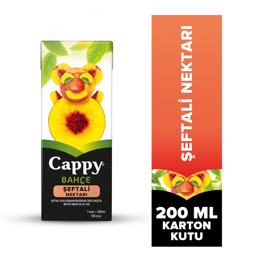 CAPPY ŞEFTALİ 200ML