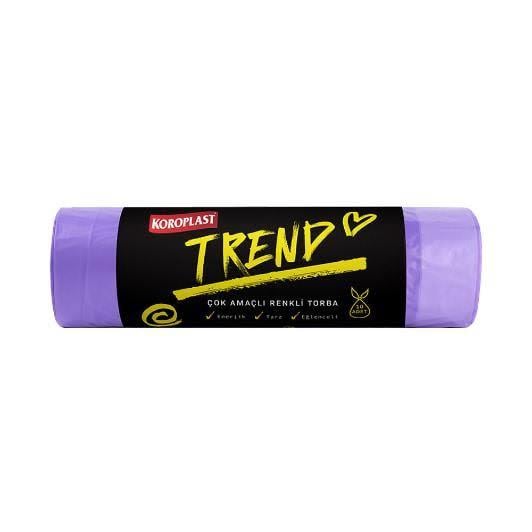 KOROPLAST TREND RENKLİ TORBA 10 LU