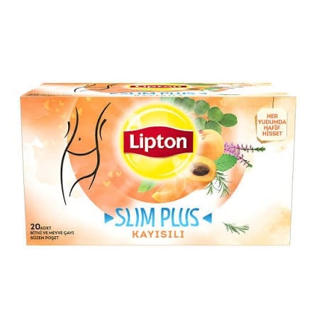 LİPTON SLİM PLUS KAYISILI ÇAY 20Lİ