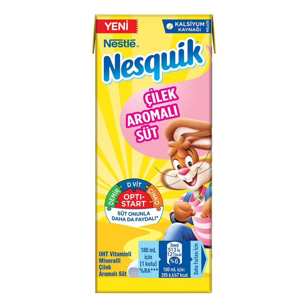 NESQUIK ÇİLEKLİ SÜT 180ML