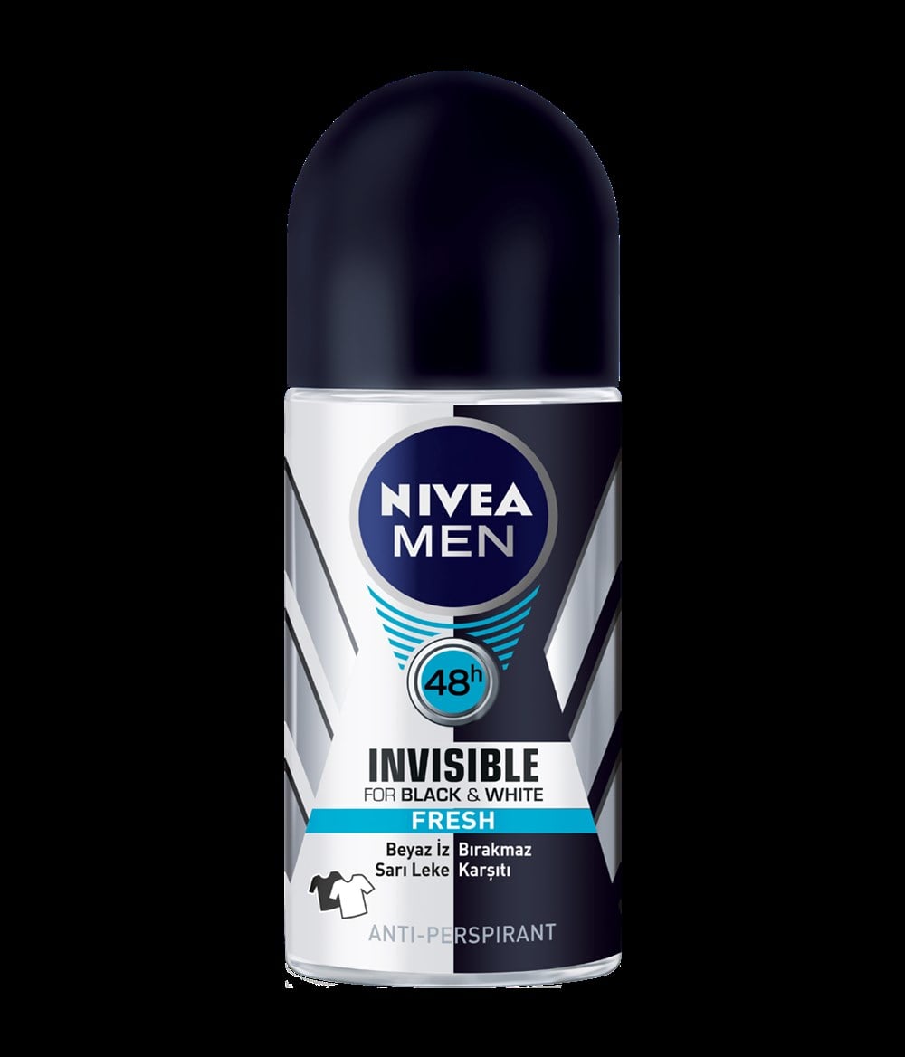 NIVEA ROLLON ERKEK BLCK & WHITE 50ML