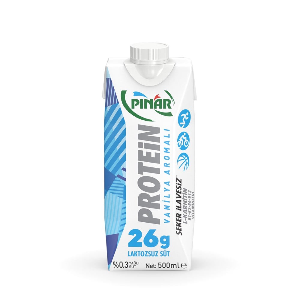 PINAR PROTEİN SÜT VANİLYALI 500ML