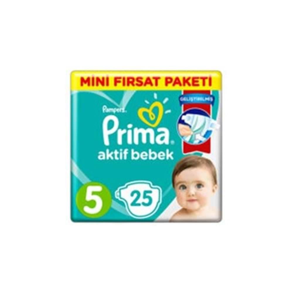 PRİMA NO:5 JUNİOR 25Lİ BEBEK BEZİ