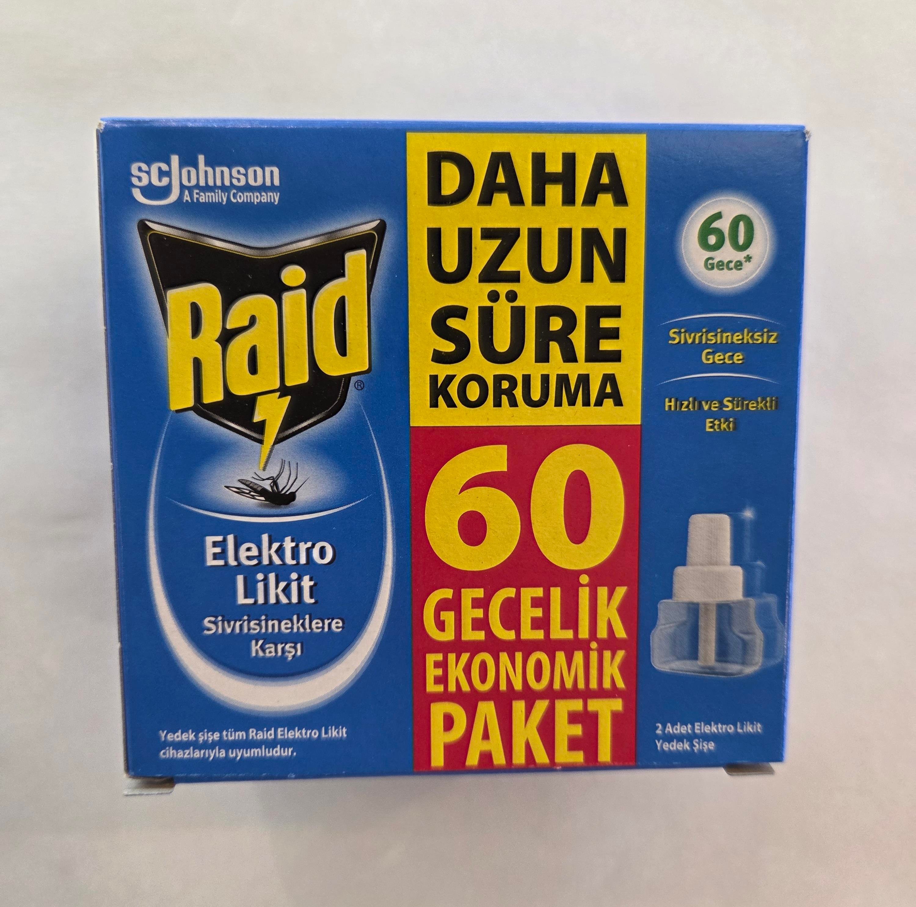 RAİD ELEKTRO LİKİT YEDEK 2 X 35ML