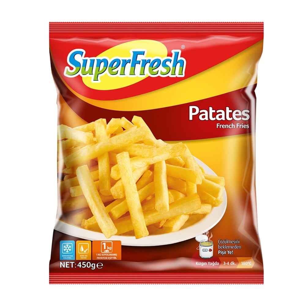 S.FRESH PARMAK PATATES 450GR