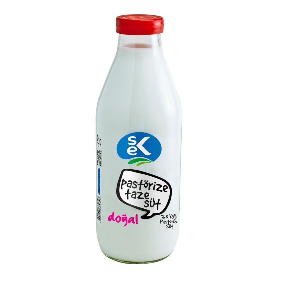 SEK GÜNLÜK CAM ŞİŞE SÜT 1LT