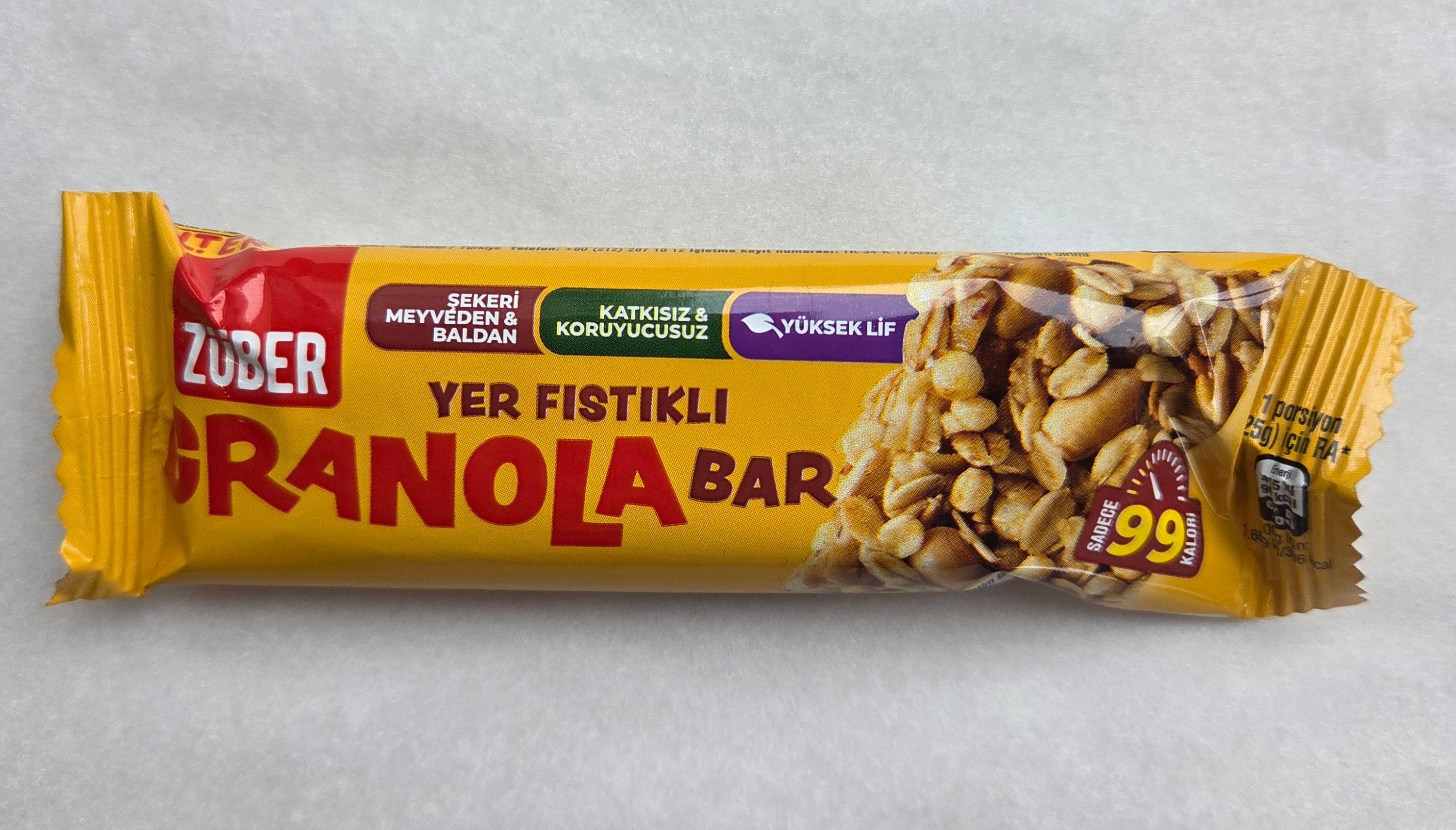 ZÜBER BAR GRAN.YER.FIST. 25GR