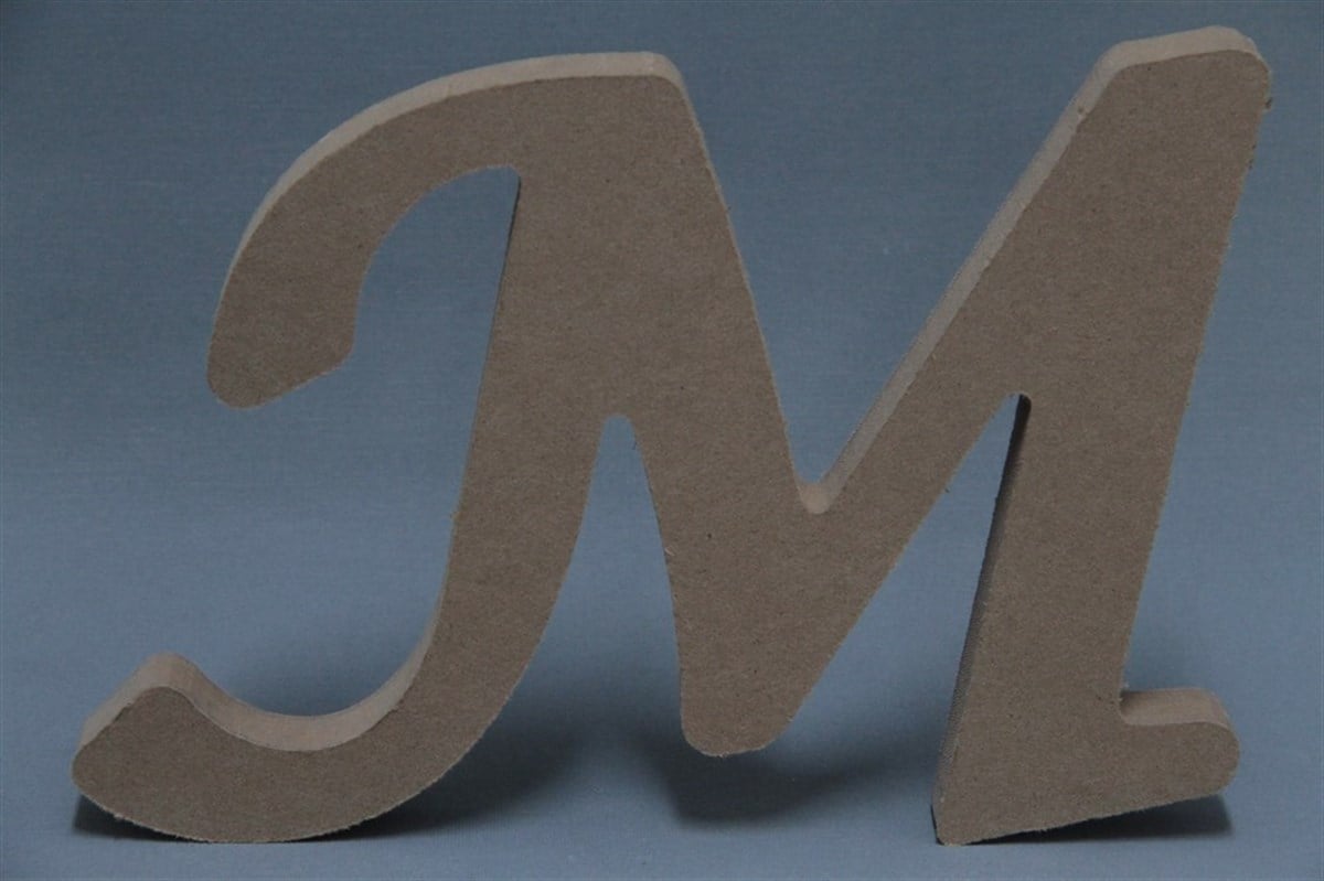 Ahşap  Harf-M \ 23X18cm
