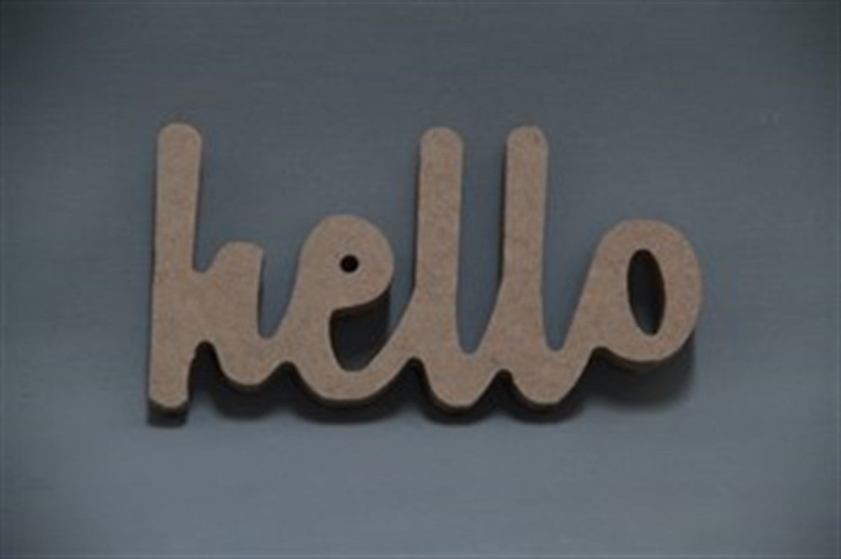 Ahşap Hello