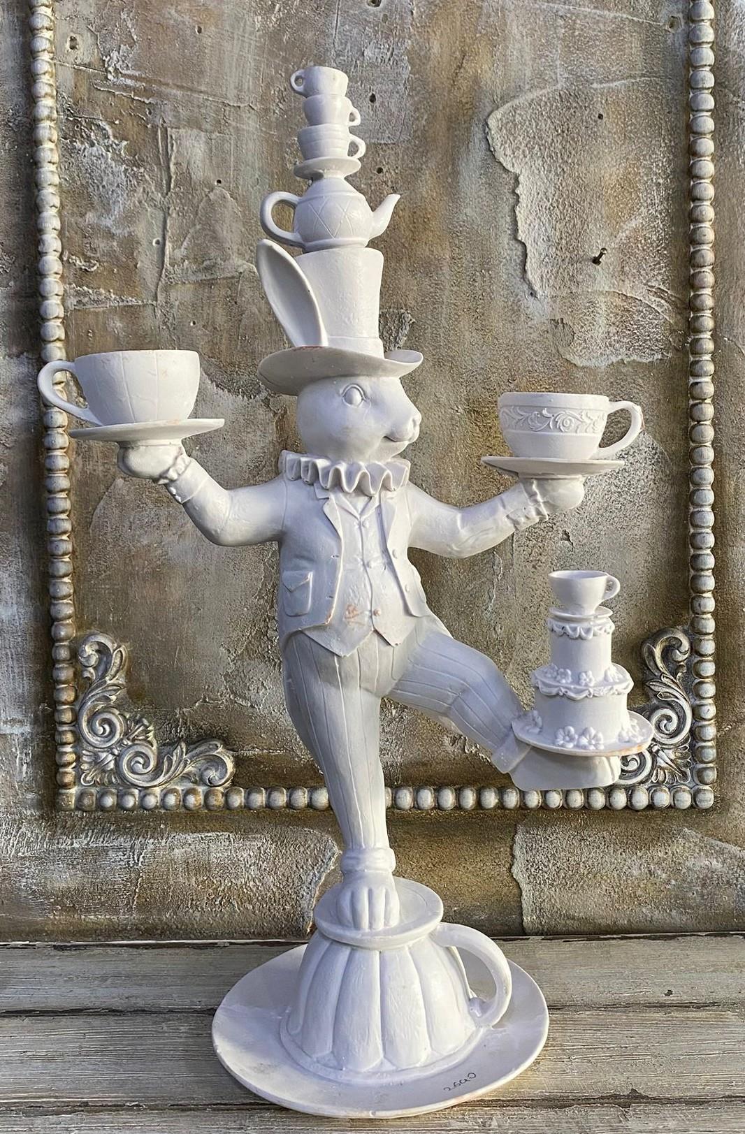 ALİCE BÜYÜK FİNCANLI TAVŞAN58X36 CM 