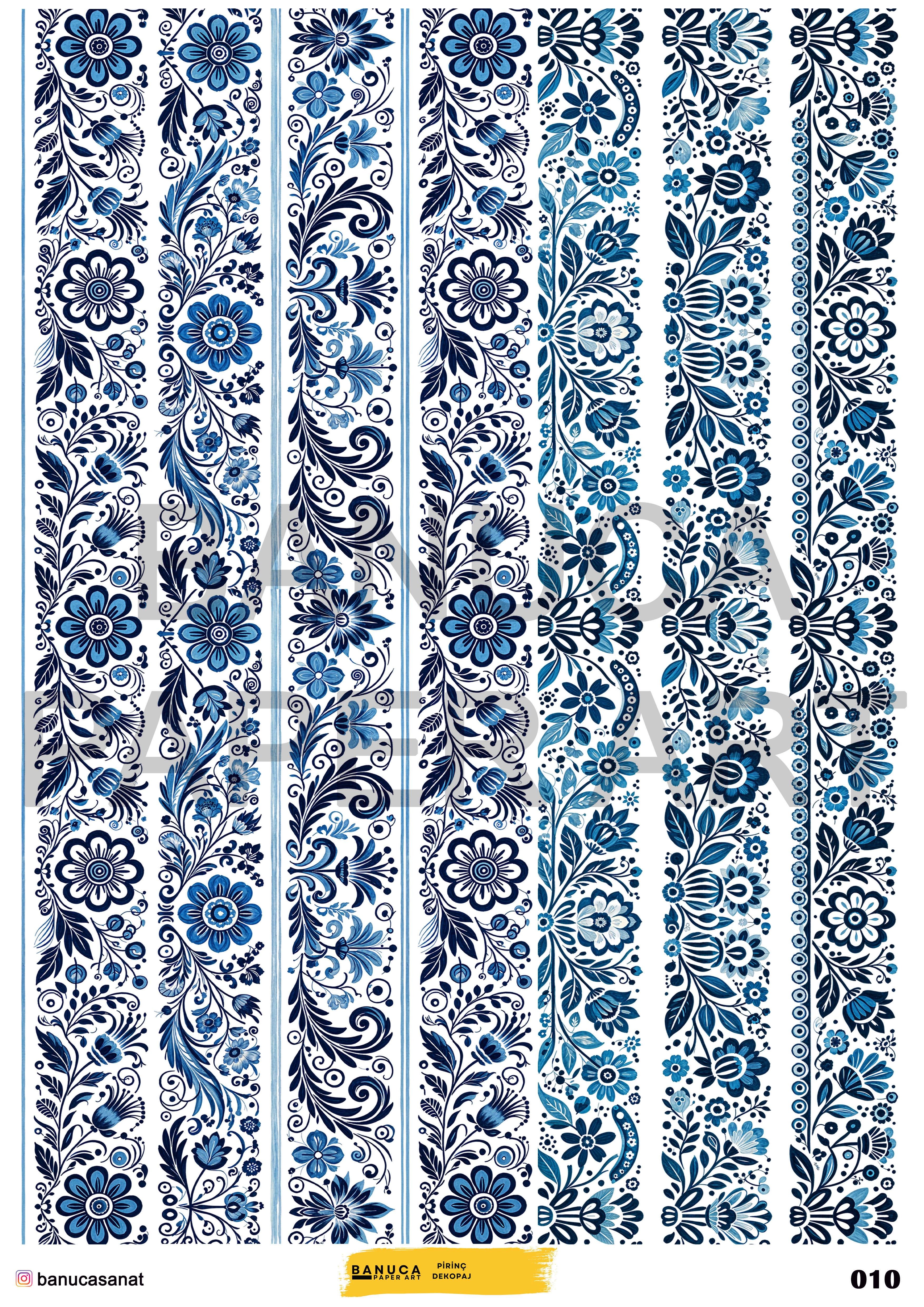 BANUCA PAPER ART PİRİNÇ KAĞIDI 42X30 CM