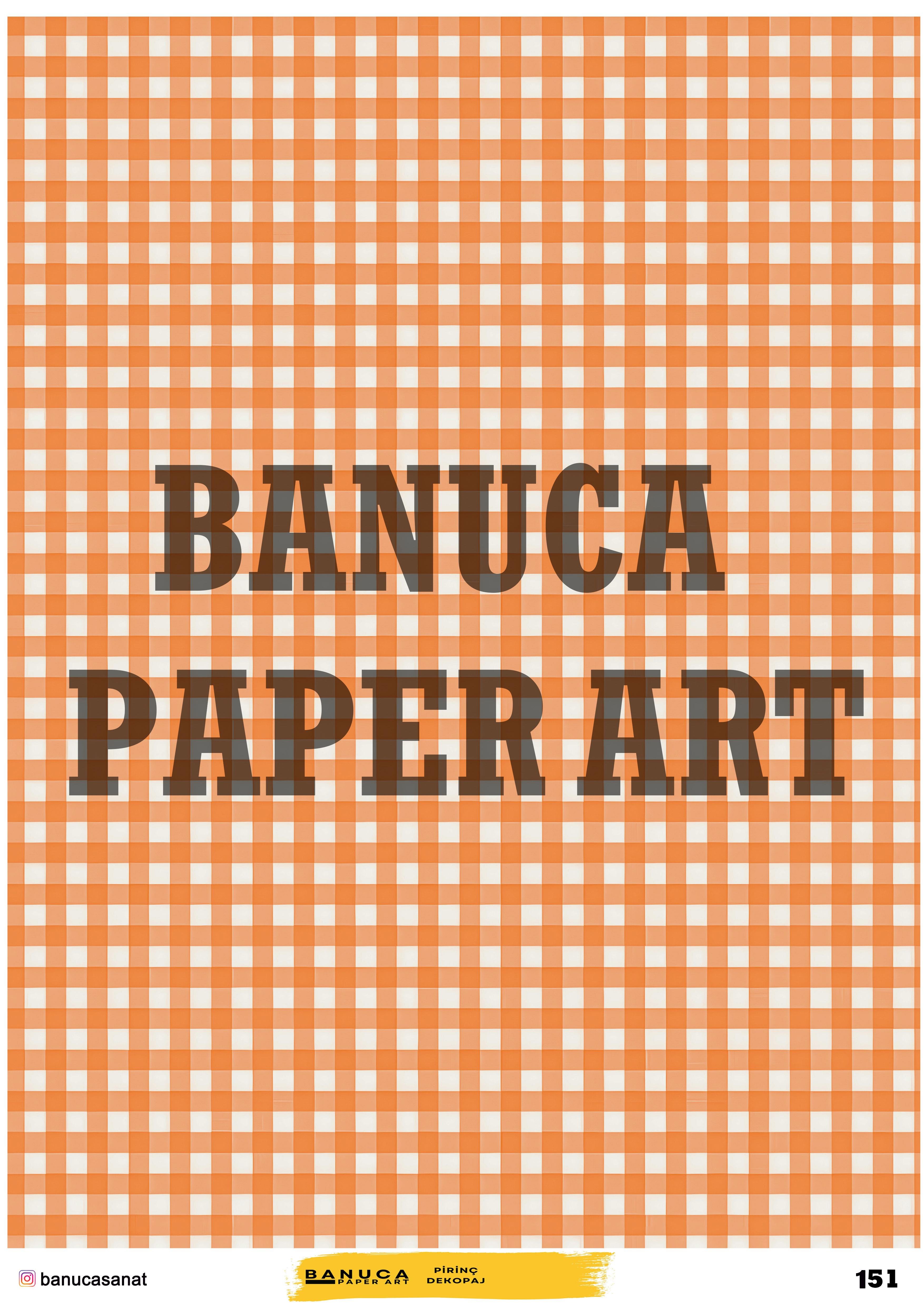 BANUCA PAPER ART PİRİNÇ KAĞIDI 42X30 CM