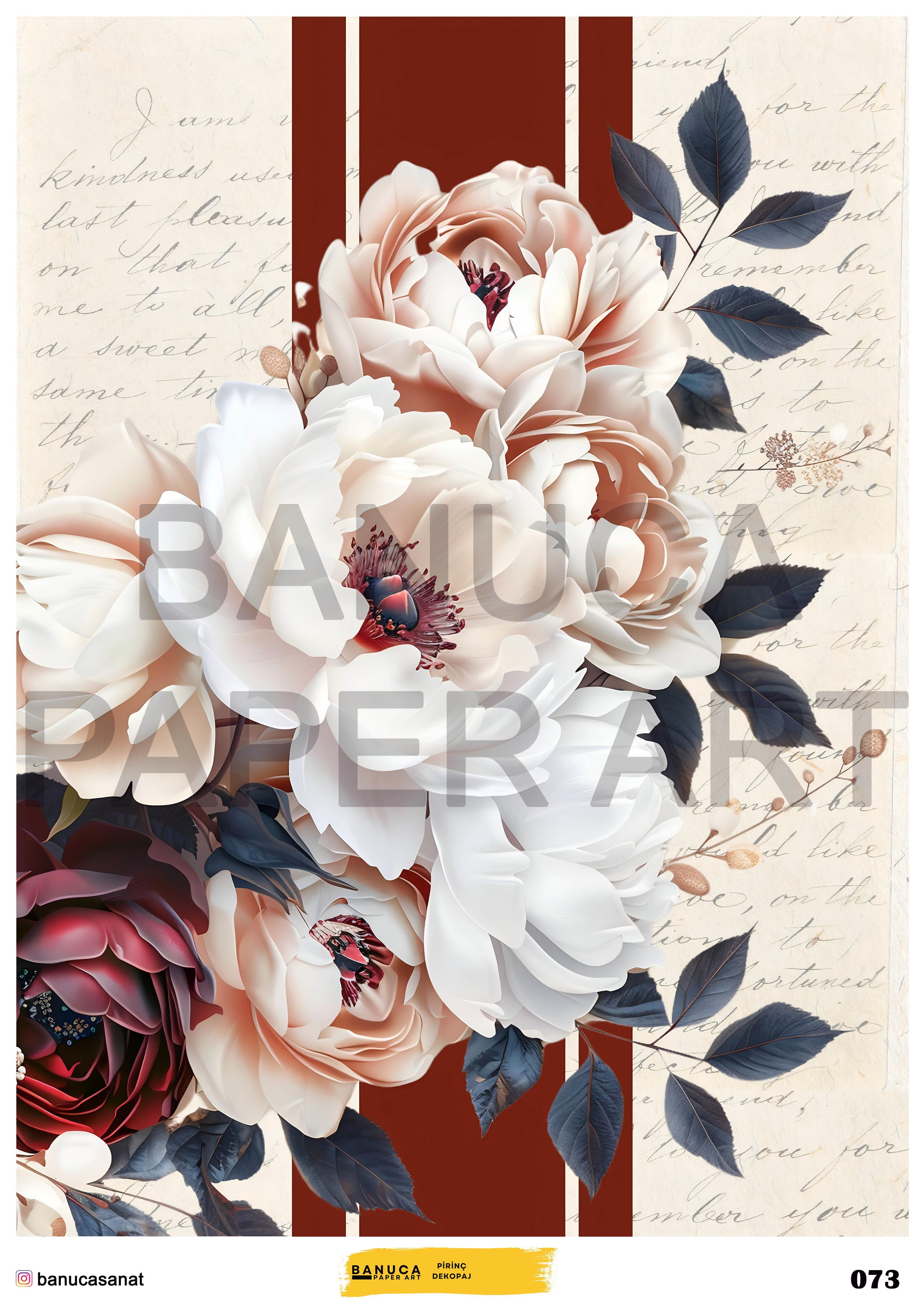 BANUCA PAPER ART PİRİNÇ KAĞIDI 42X30 CM