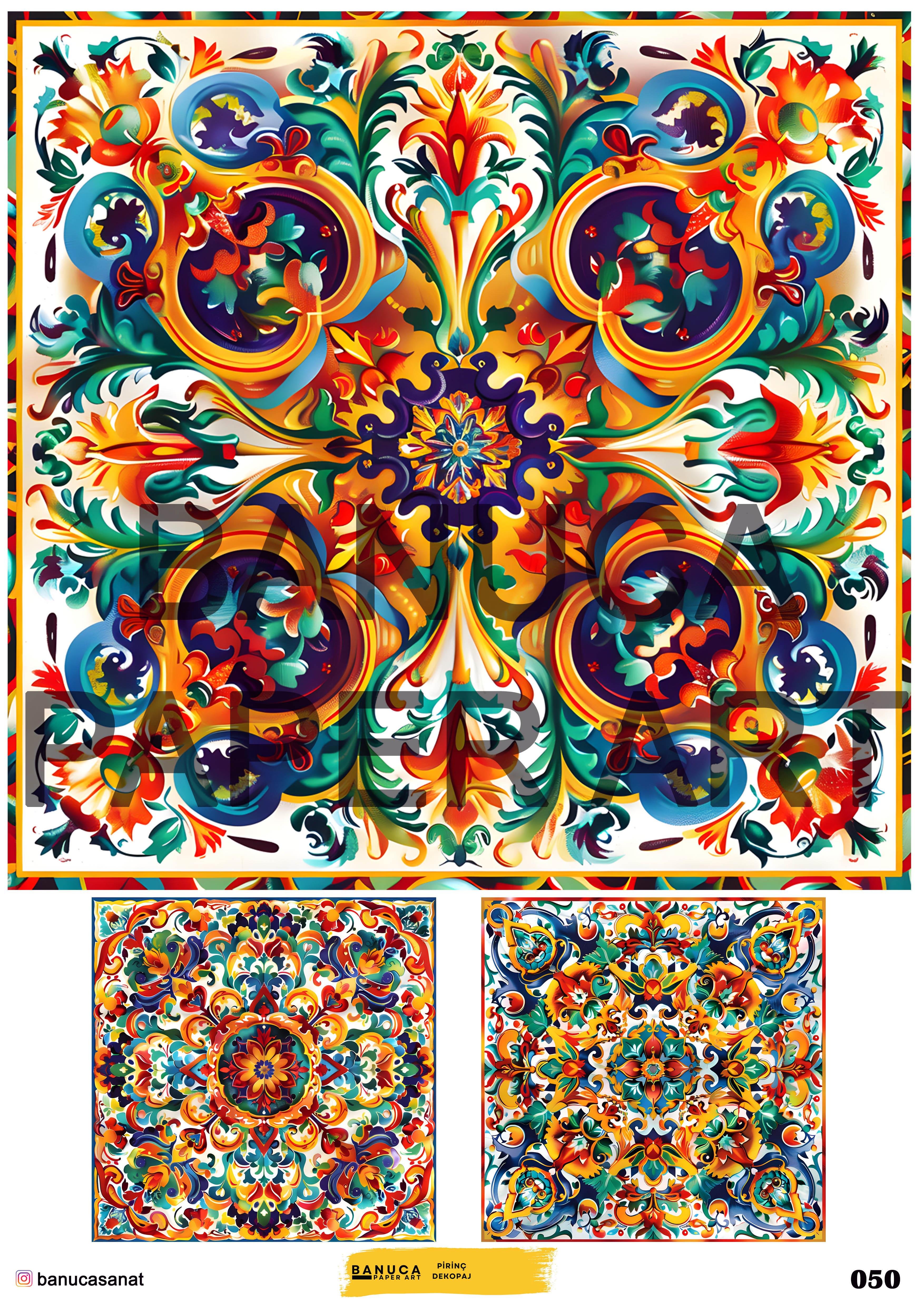 BANUCA PAPER ART PİRİNÇ KAĞIDI 42X30 CM