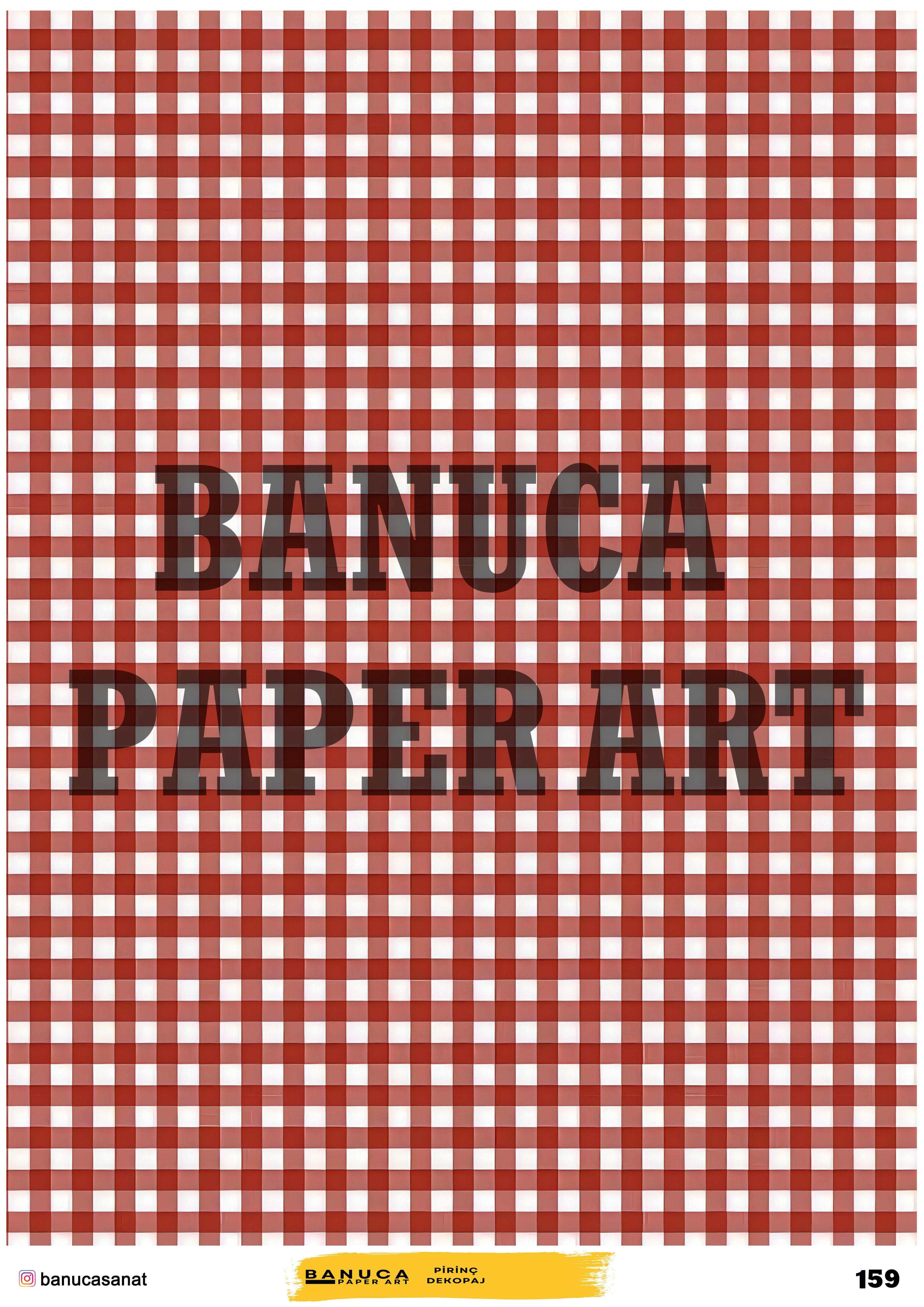 BANUCA PAPER ART PİRİNÇ KAĞIDI 42X30 CM