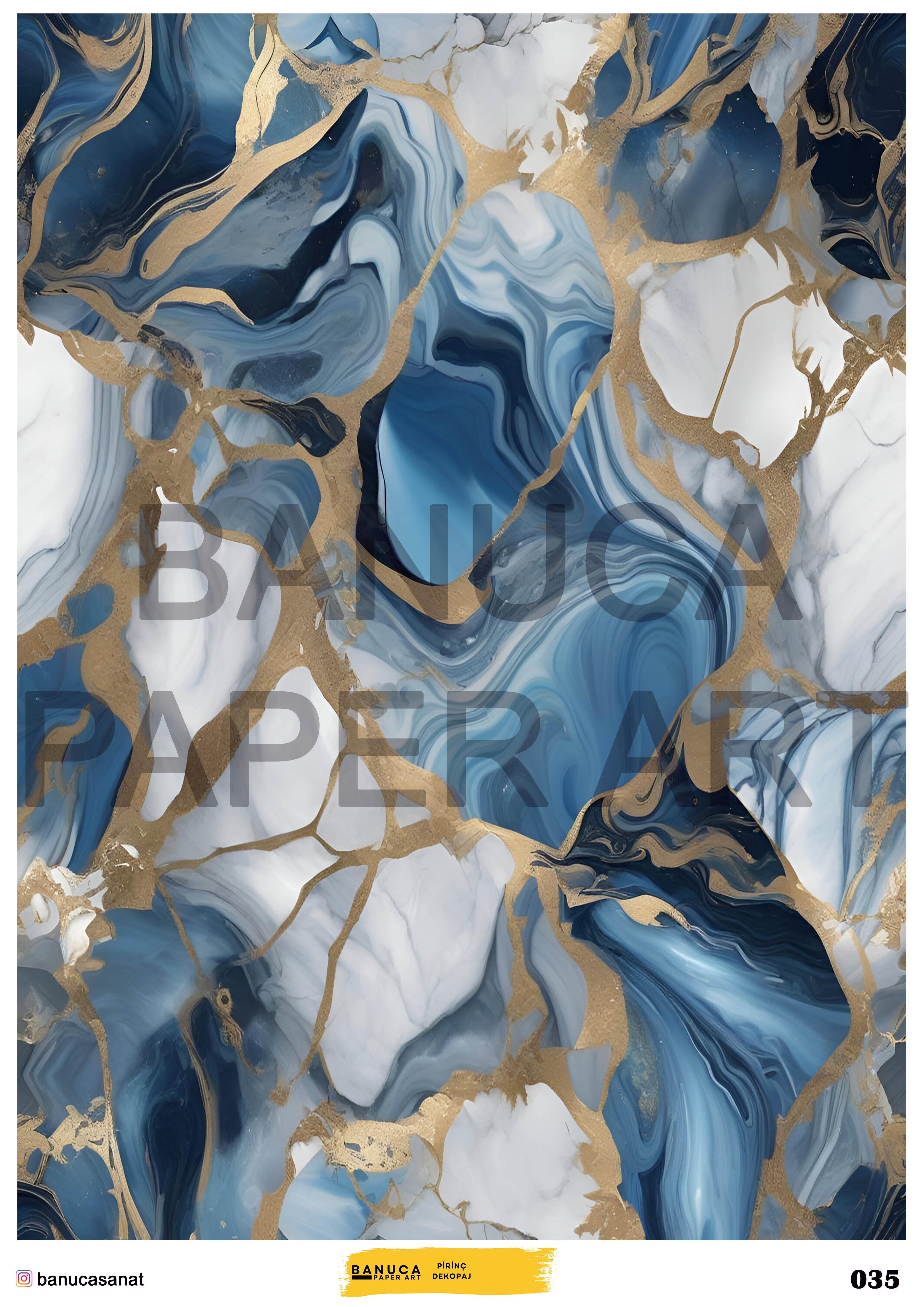 BANUCA PAPER ART PİRİNÇ KAĞIDI 42X30 CM