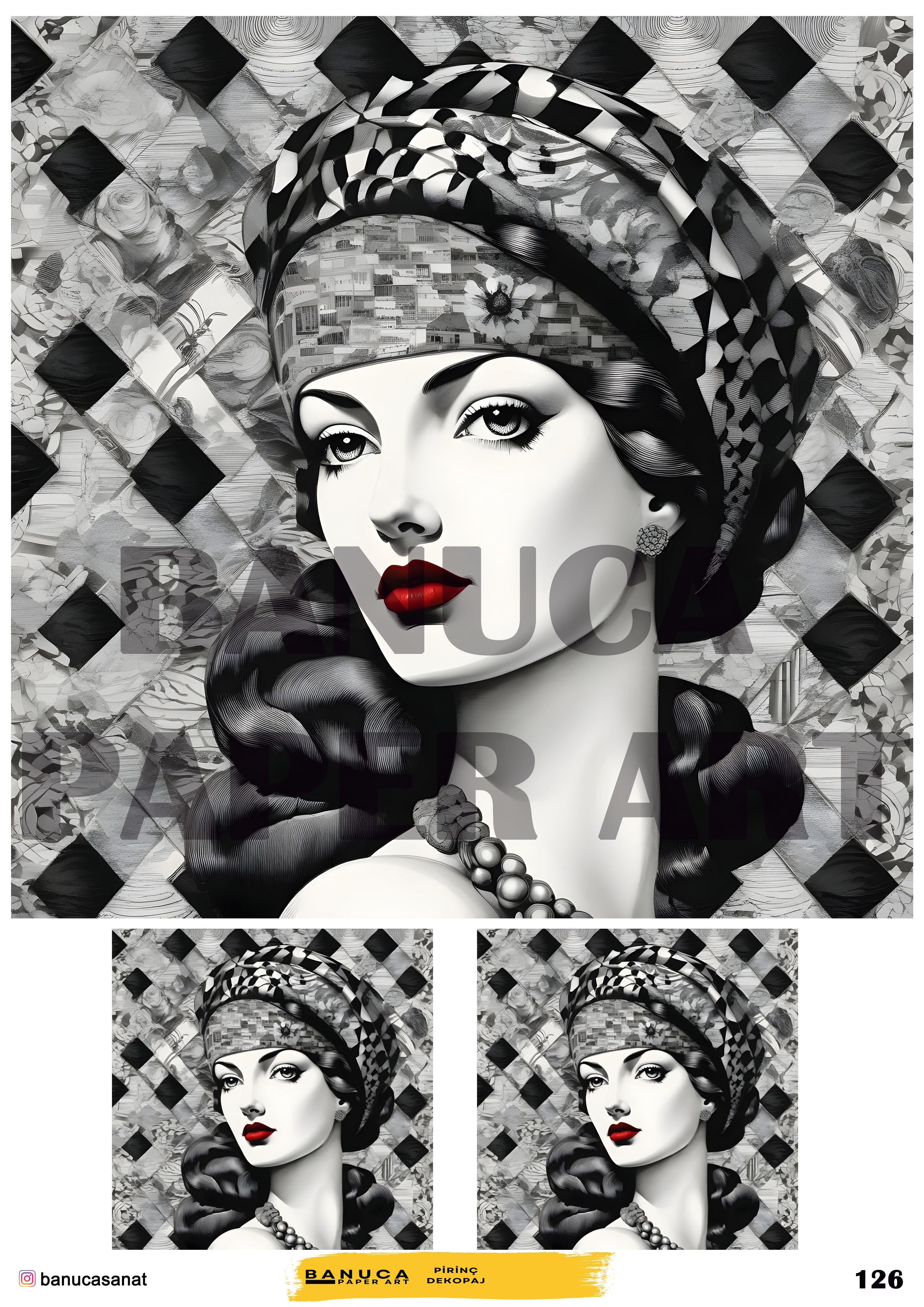 BANUCA PAPER ART PİRİNÇ KAĞIDI 42X30 CM