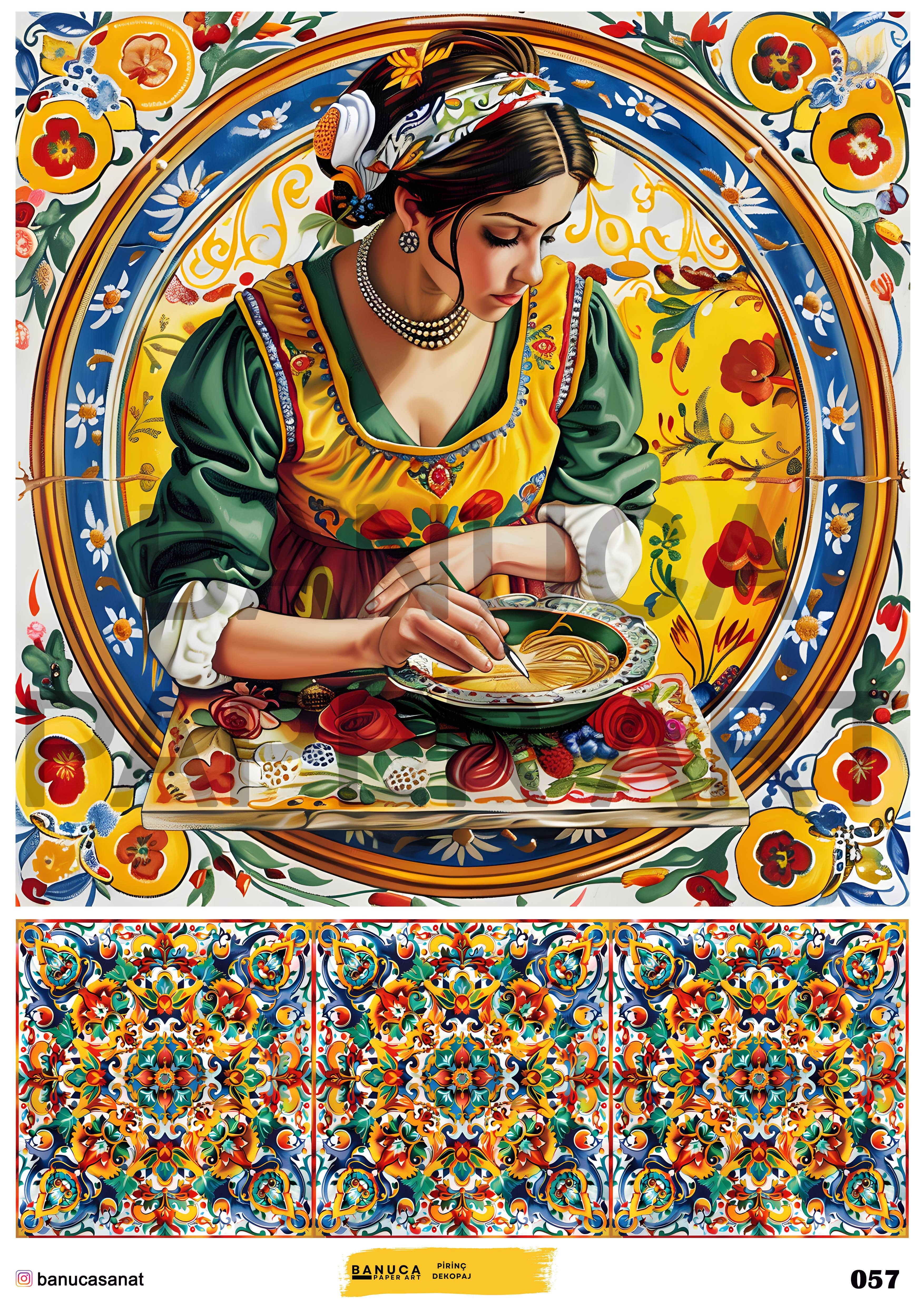 BANUCA PAPER ART PİRİNÇ KAĞIDI 42X30 CM