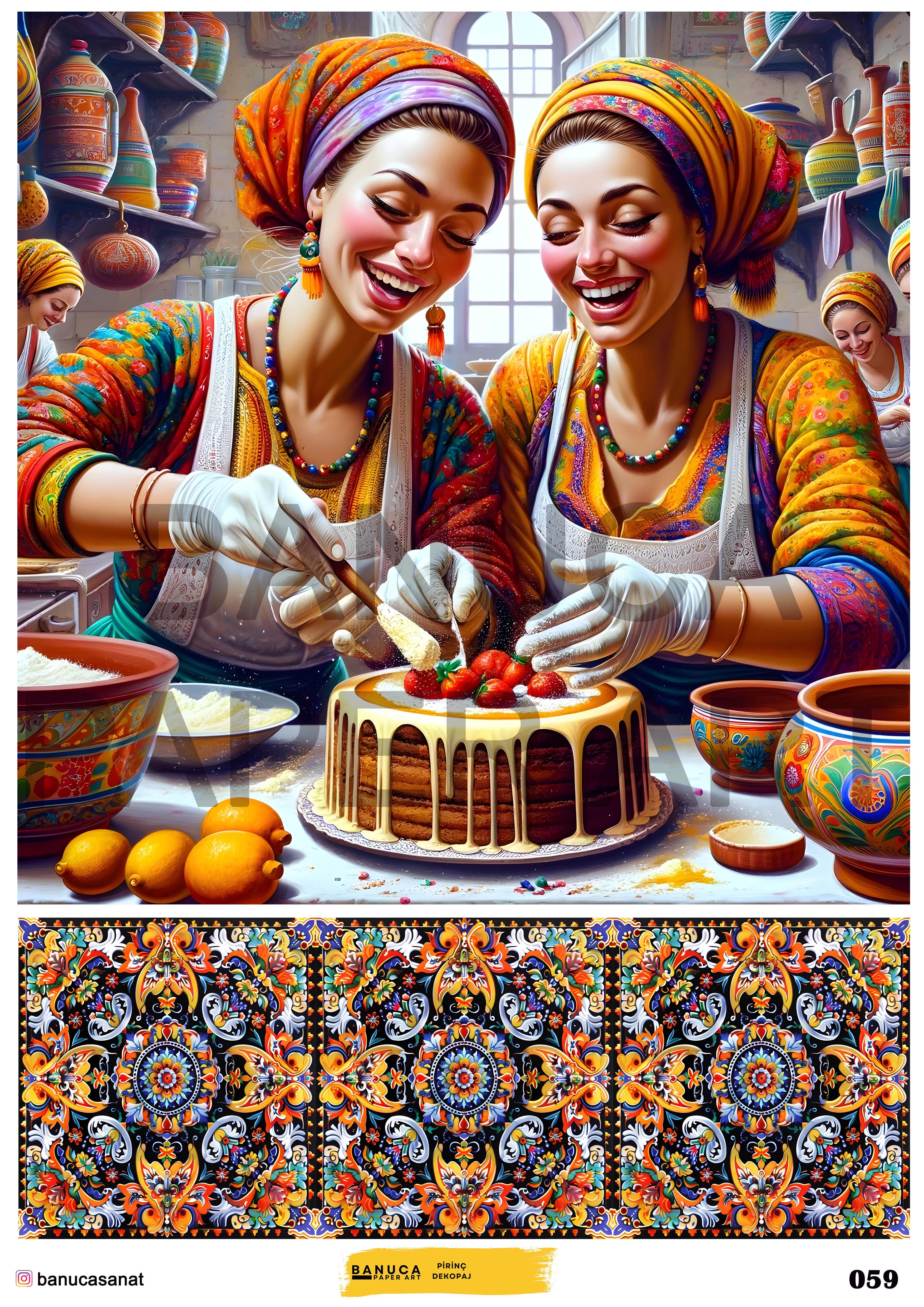 BANUCA PAPER ART PİRİNÇ KAĞIDI 42X30 CM
