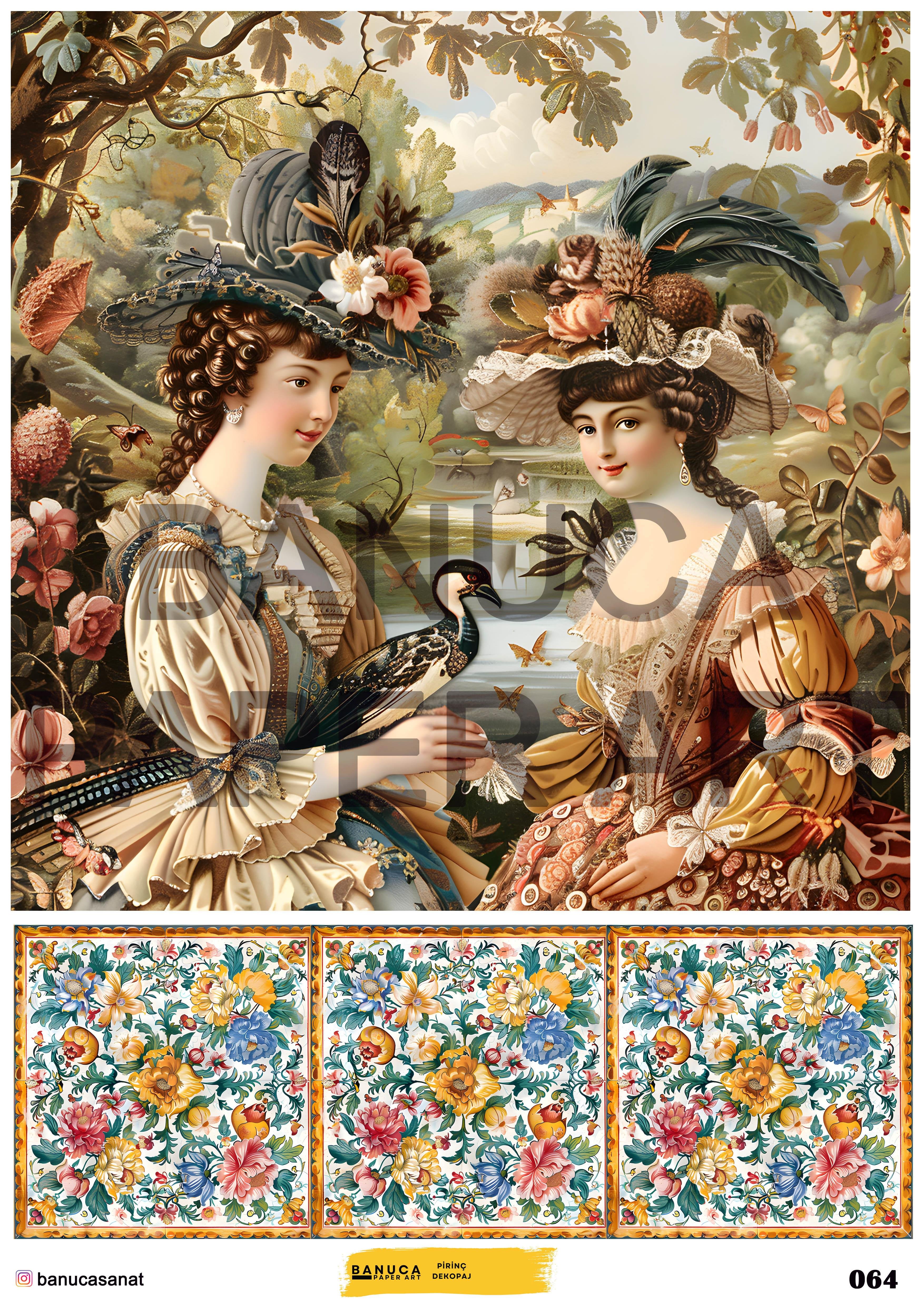BANUCA PAPER ART PİRİNÇ KAĞIDI 42X30 CM