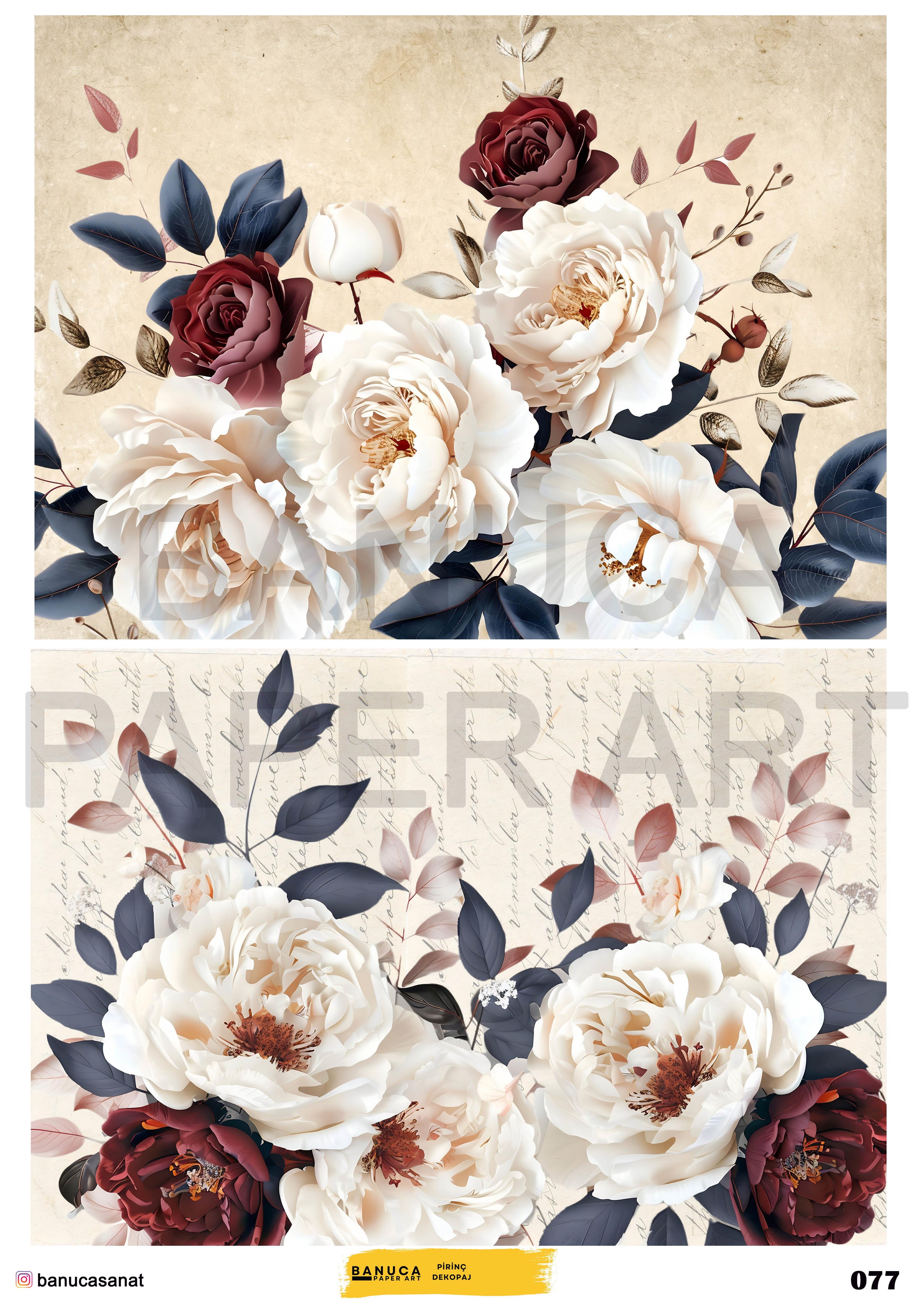 BANUCA PAPER ART PİRİNÇ KAĞIDI 42X30 CM