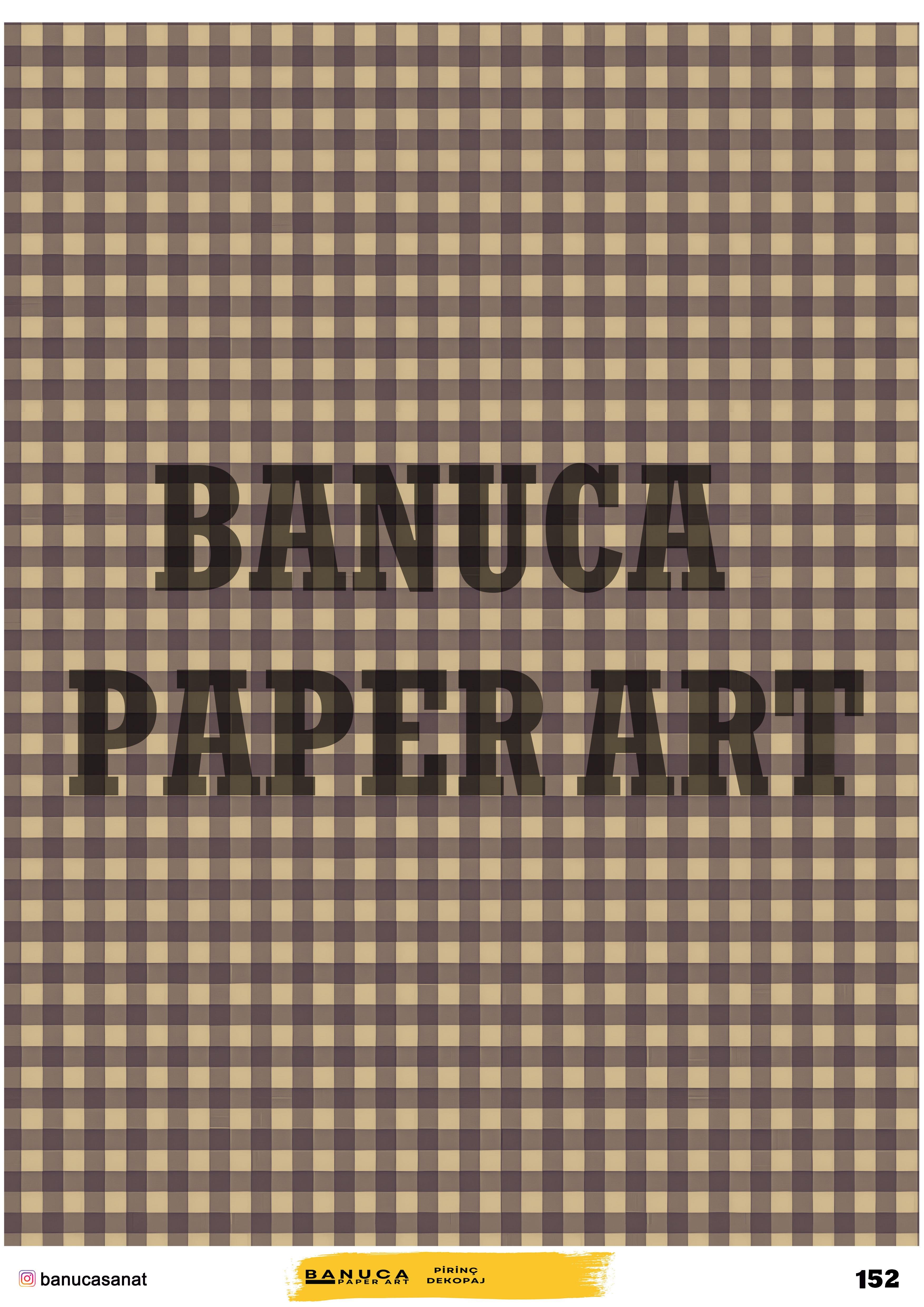 BANUCA PAPER ART PİRİNÇ KAĞIDI 42X30 CM