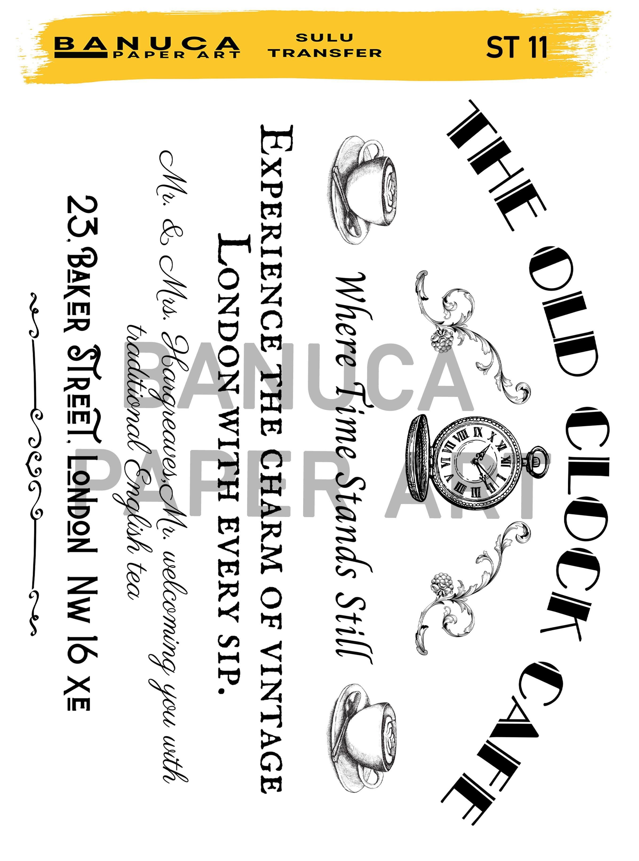 BANUCA PAPER ART SULU TRANSFER