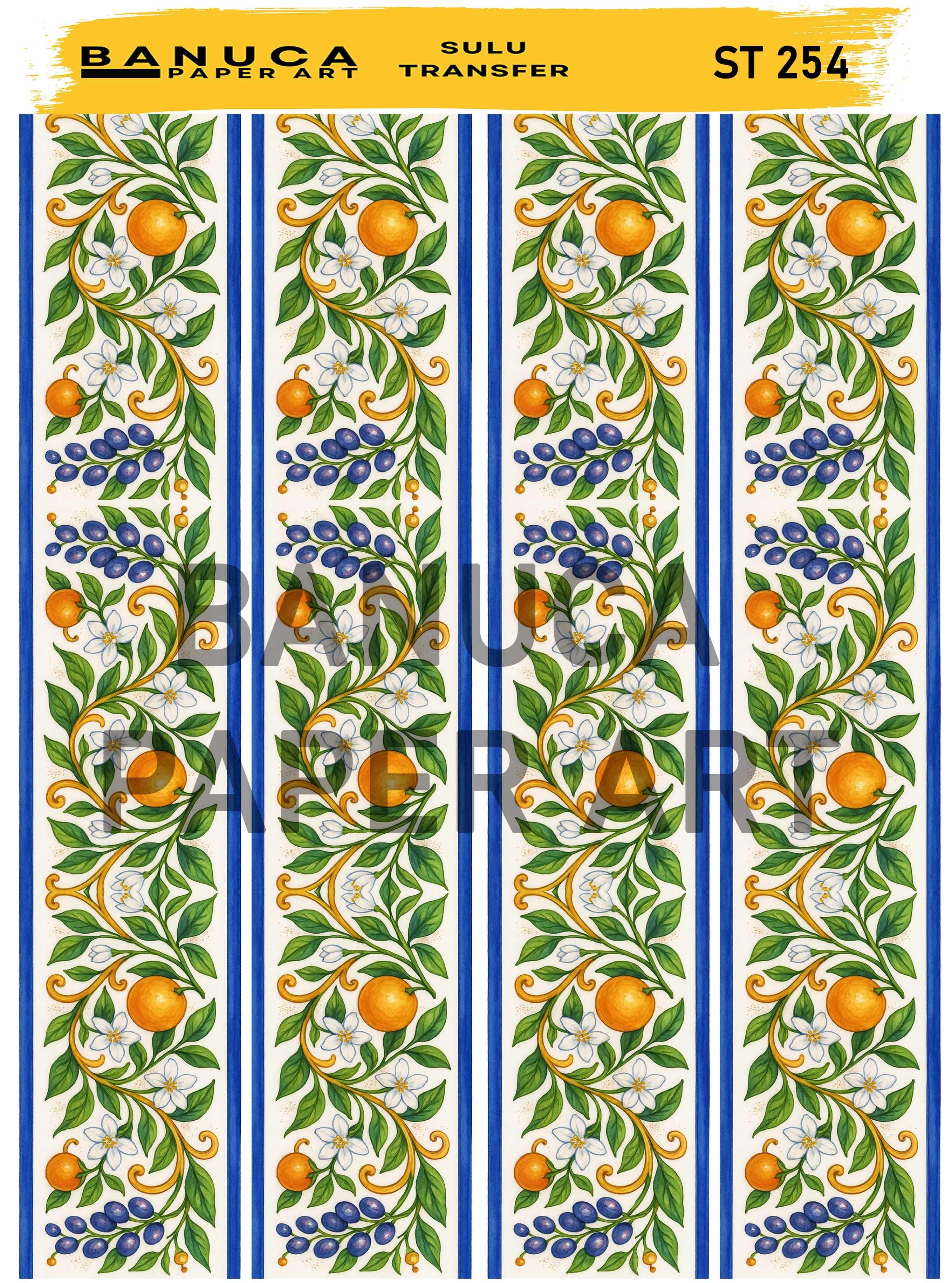 BANUCA PAPER ART SULU TRANSFER