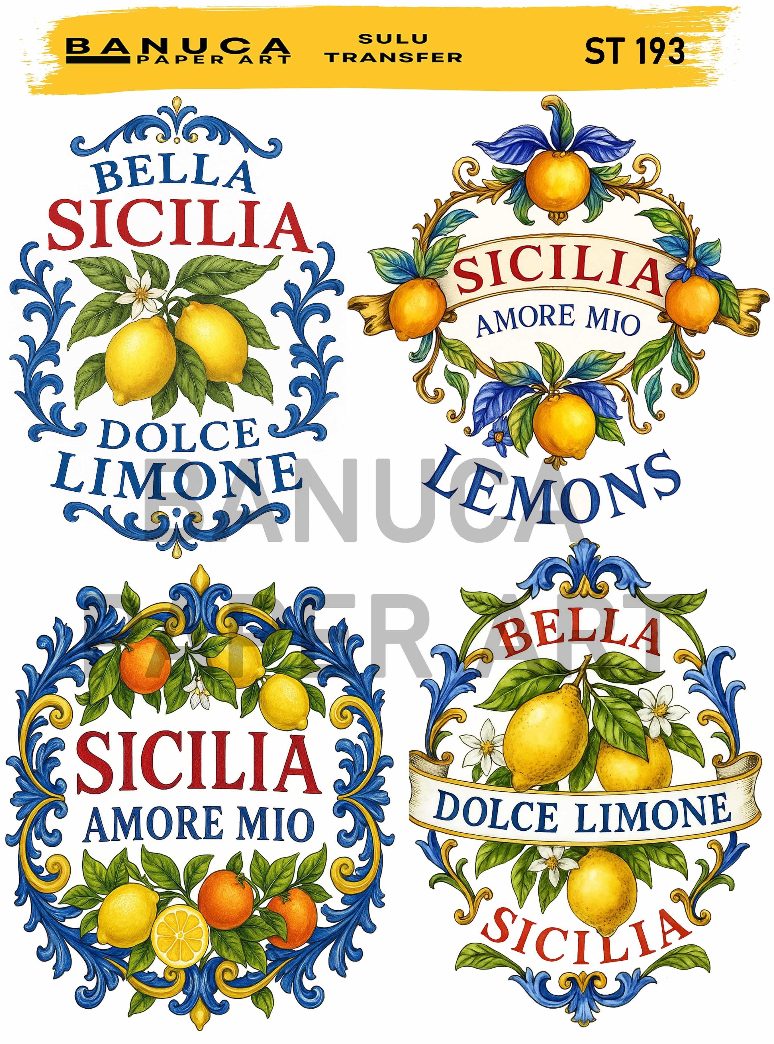 BANUCA PAPER ART SULU TRANSFER