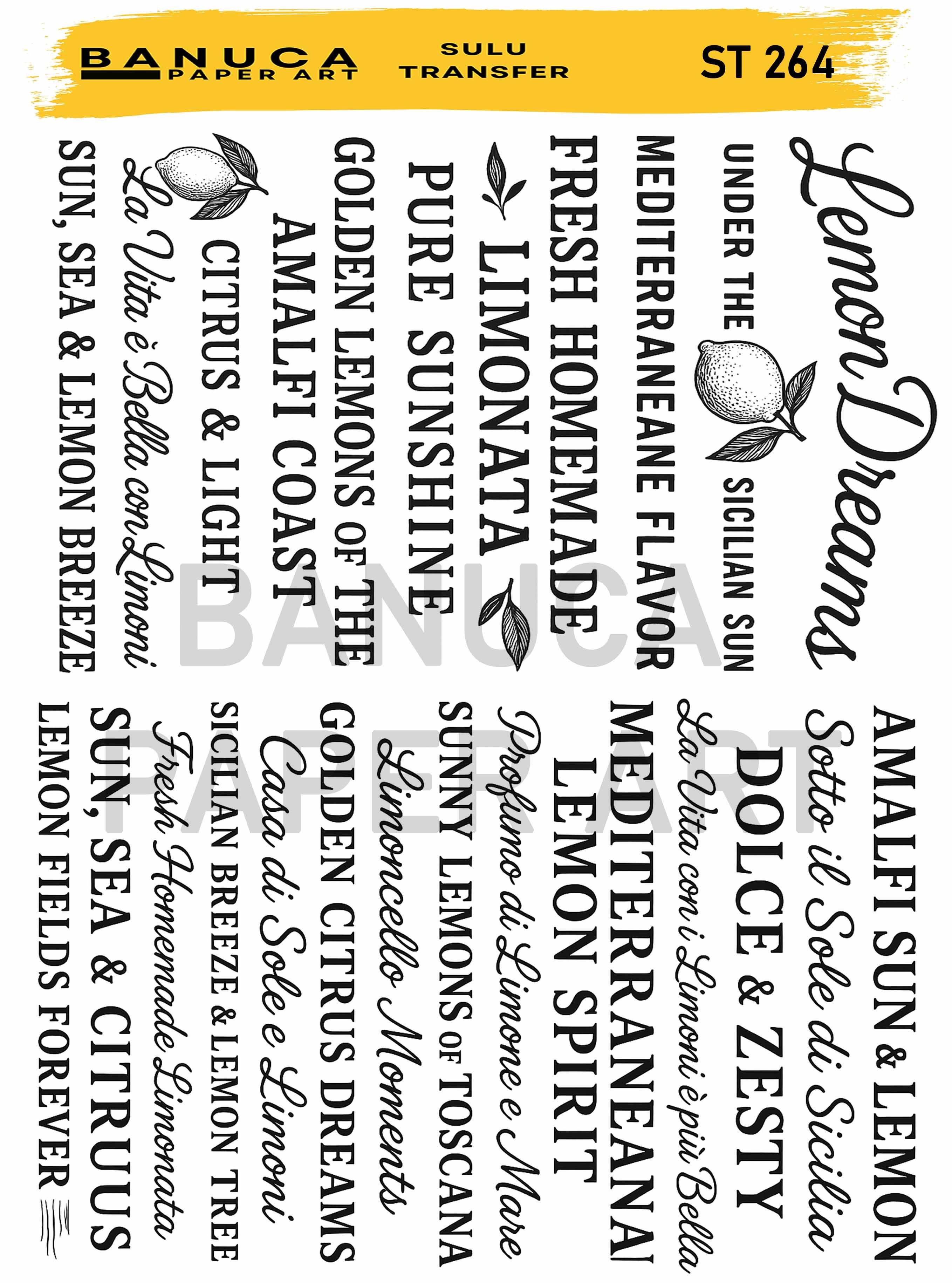 BANUCA PAPER ART SULU TRANSFER