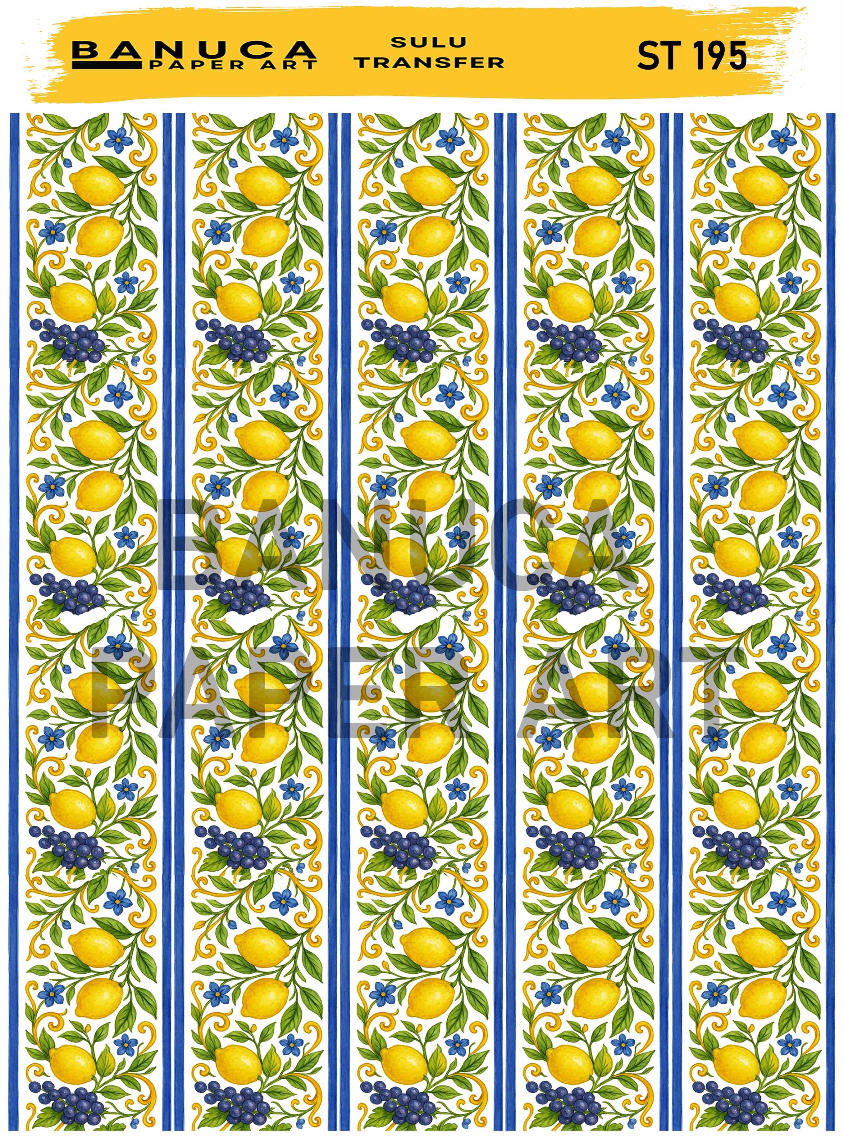 BANUCA PAPER ART SULU TRANSFER