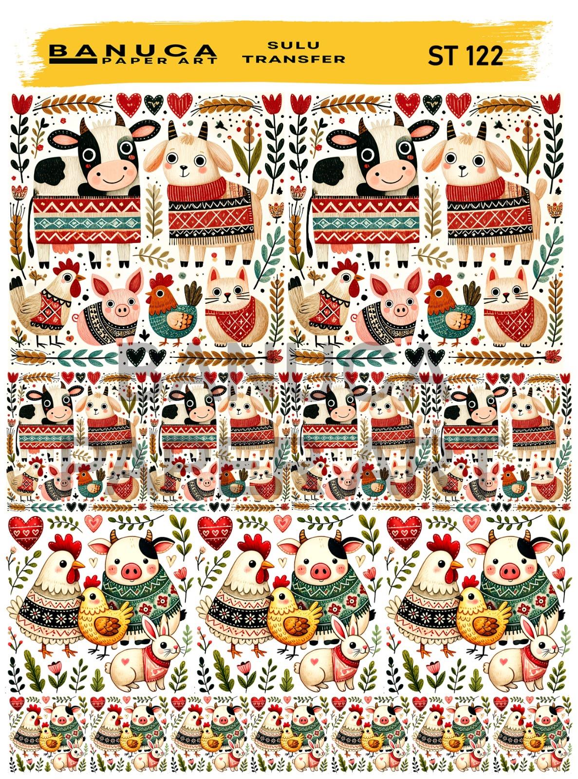 BANUCA PAPER ART SULU TRANSFER