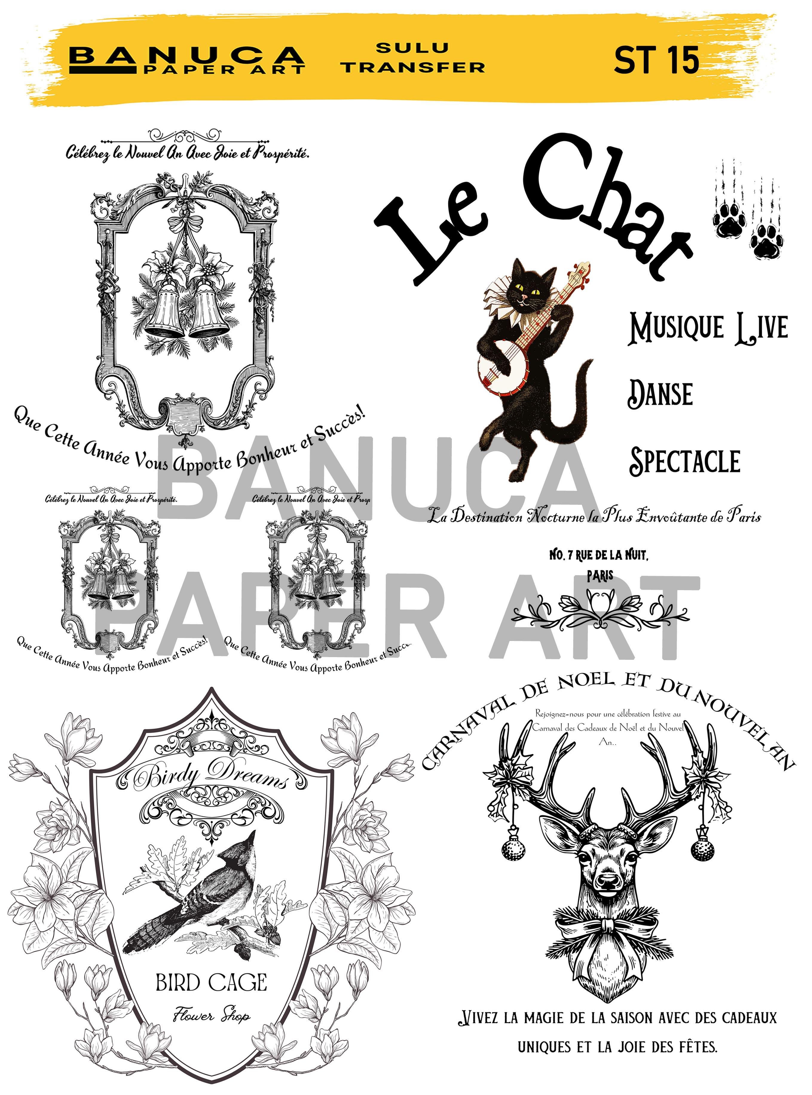 BANUCA PAPER ART SULU TRANSFER