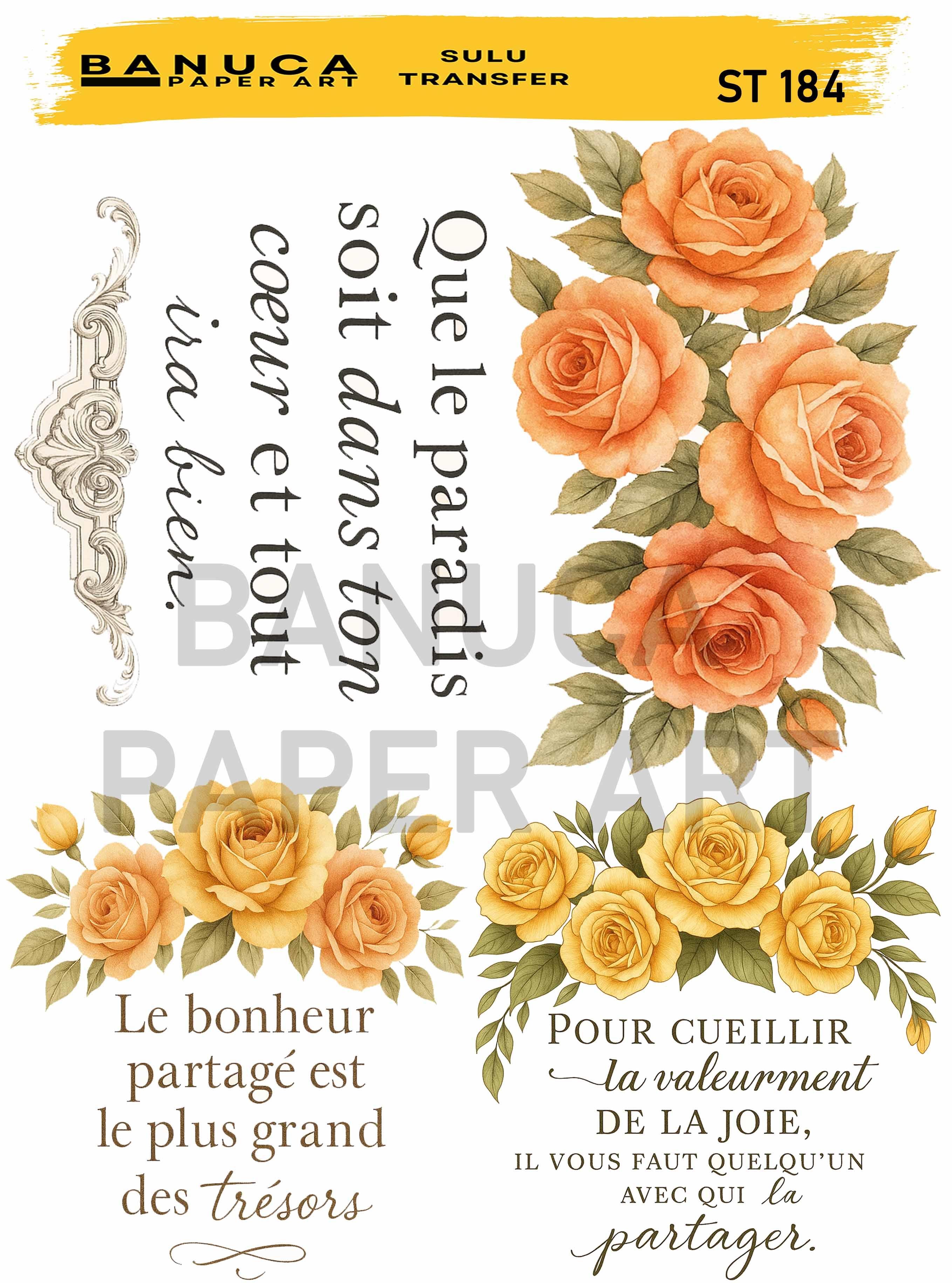 BANUCA PAPER ART SULU TRANSFER