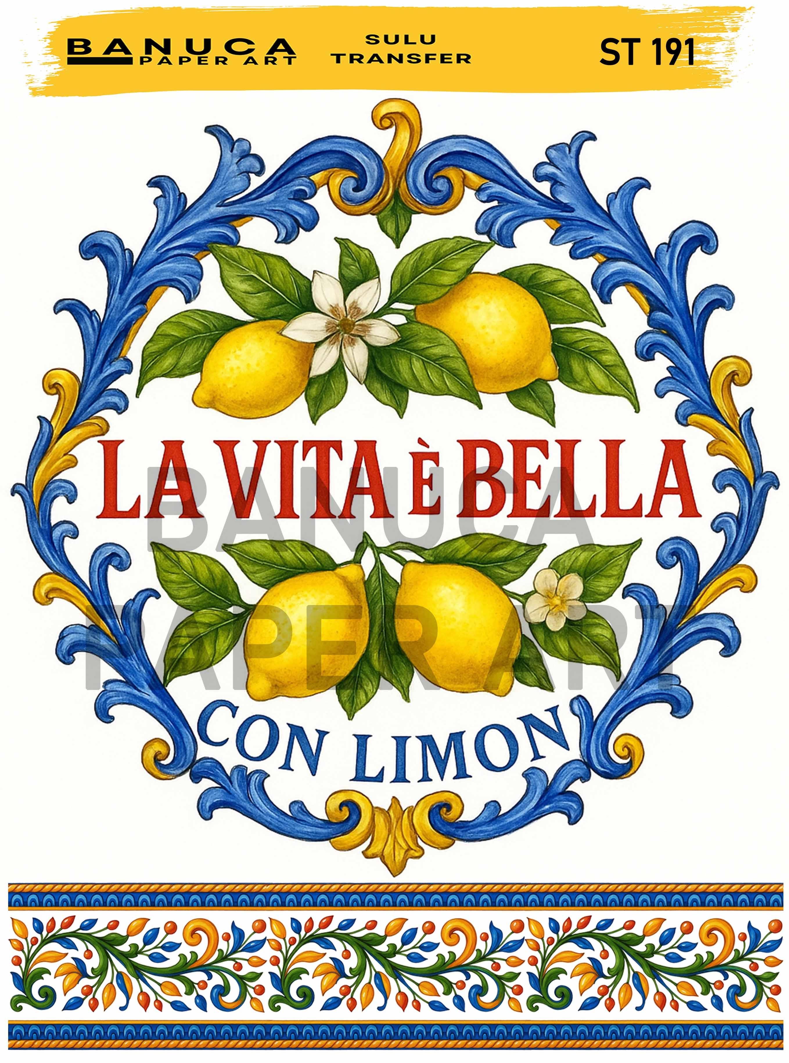 BANUCA PAPER ART SULU TRANSFER