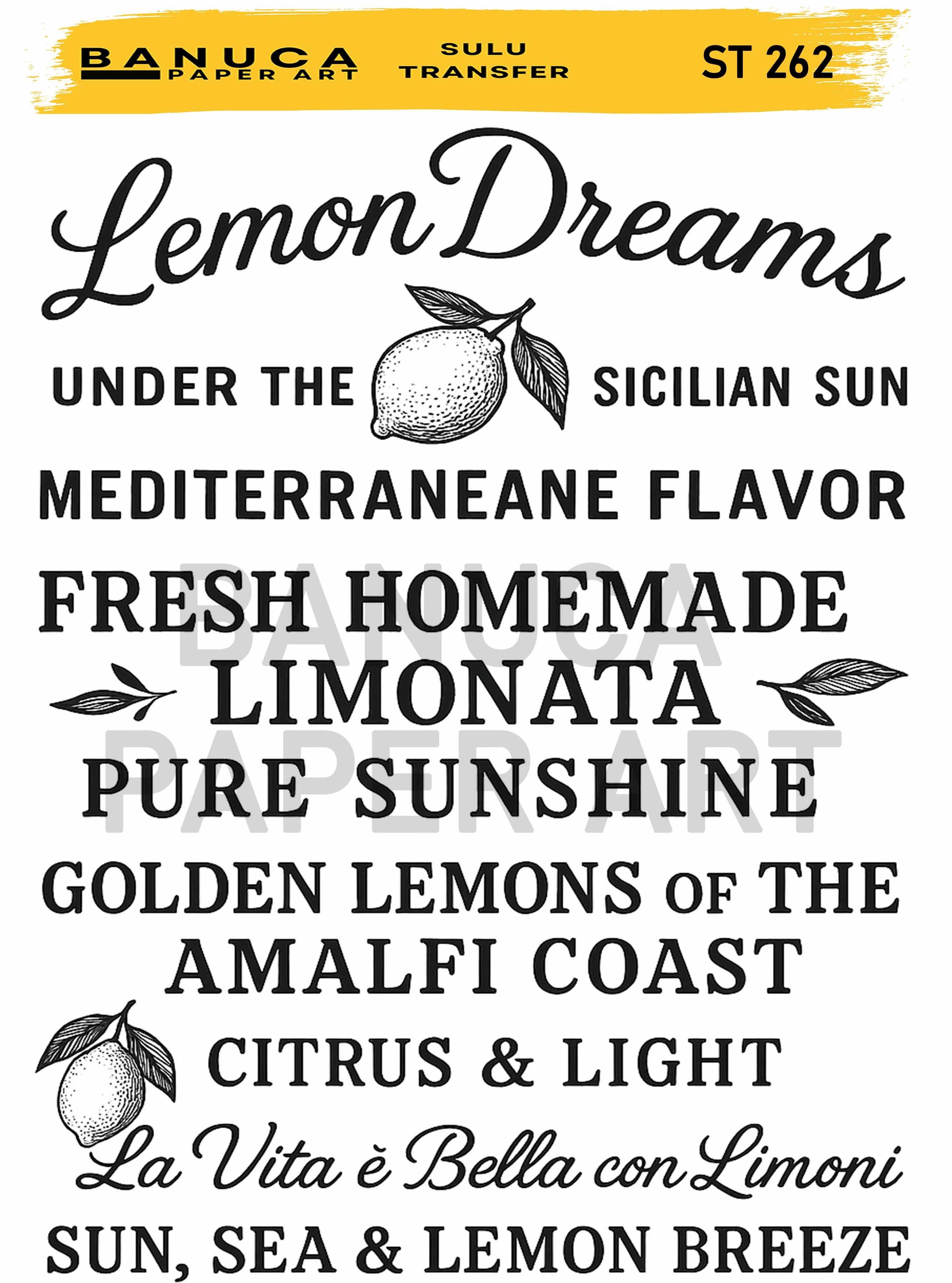 BANUCA PAPER ART SULU TRANSFER