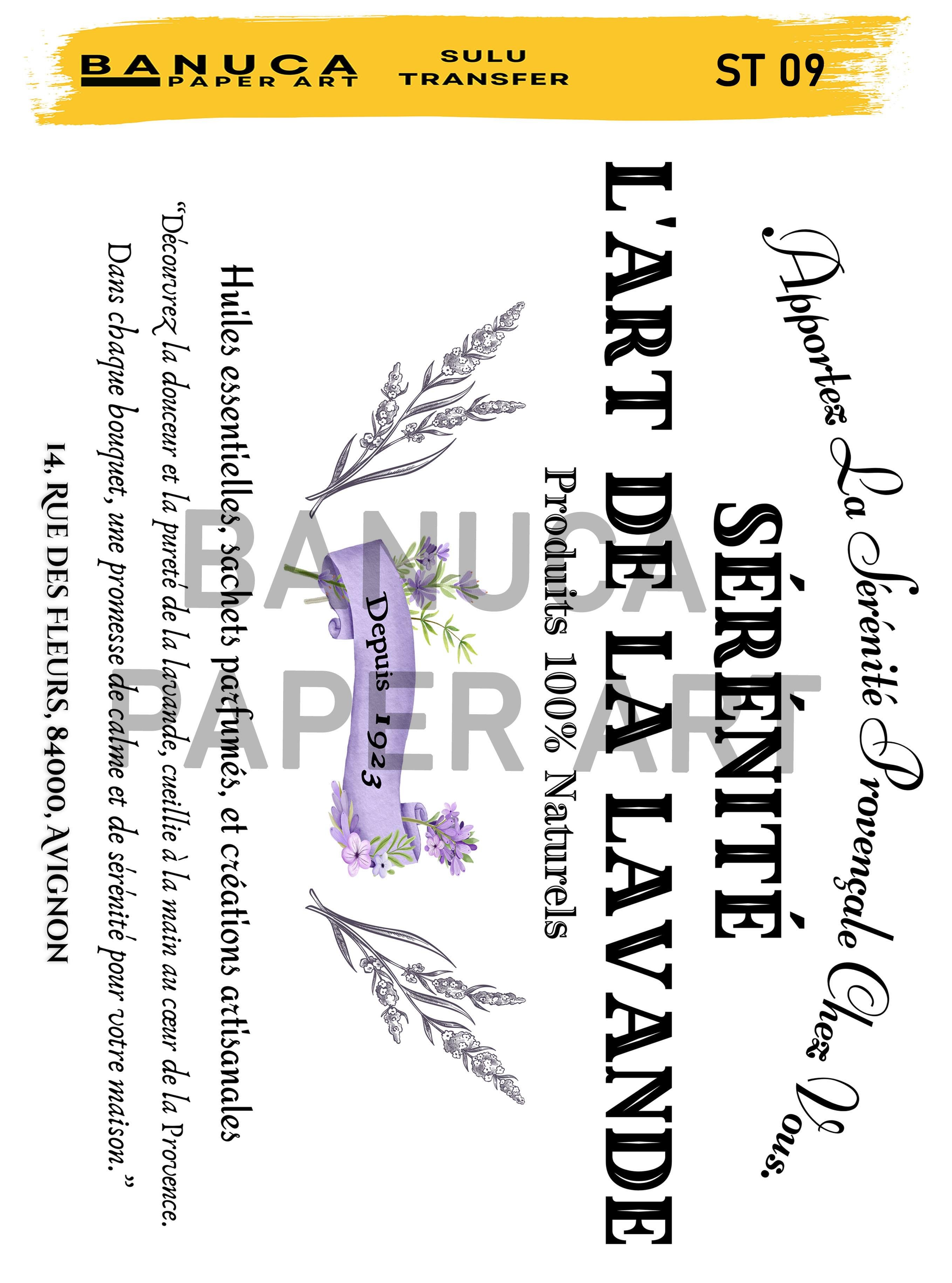 BANUCA PAPER ART SULU TRANSFER