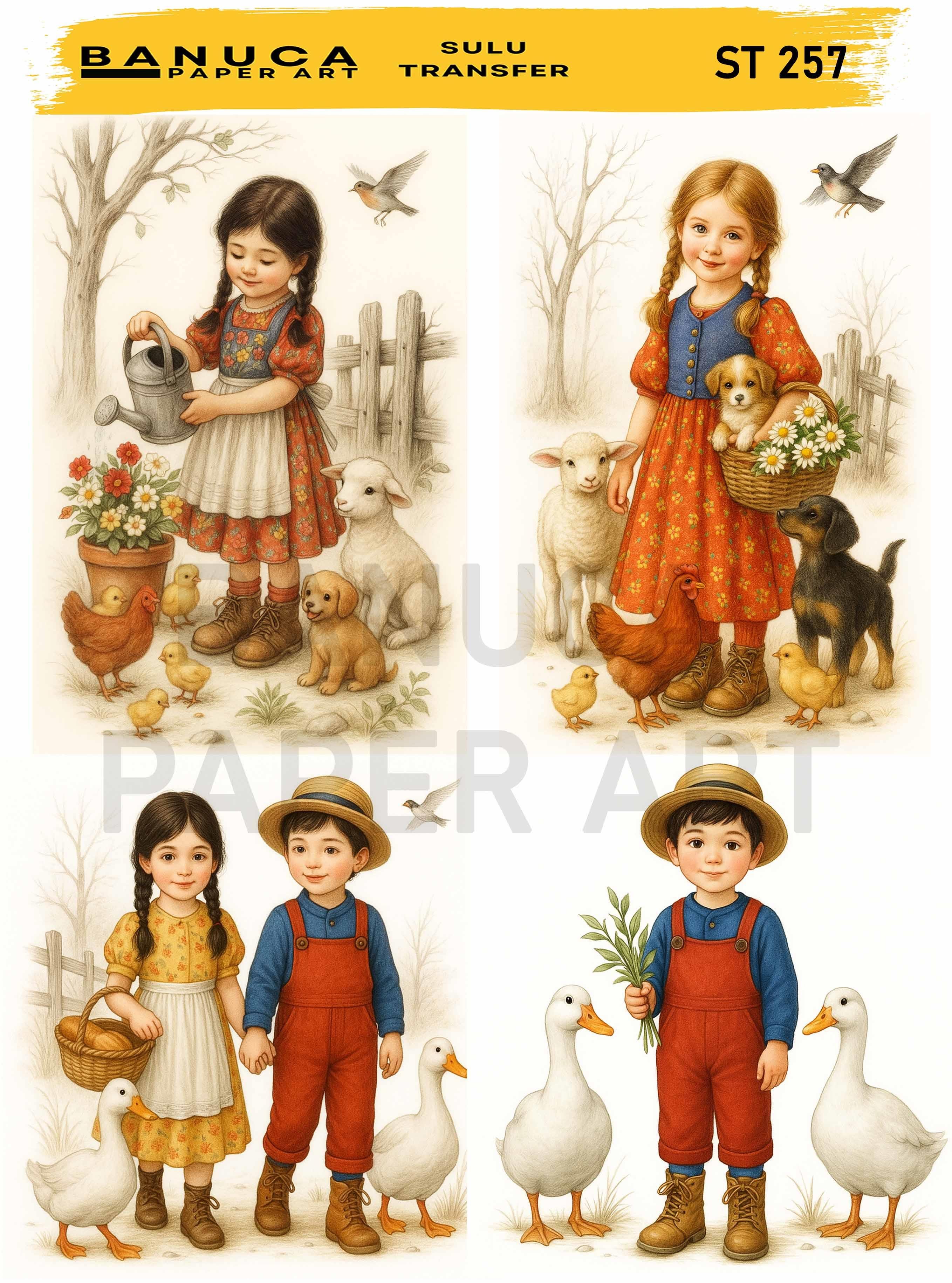 BANUCA PAPER ART SULU TRANSFER