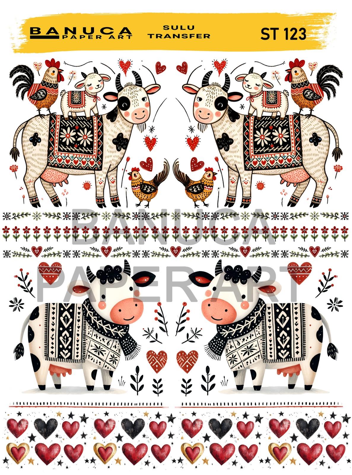 BANUCA PAPER ART SULU TRANSFER