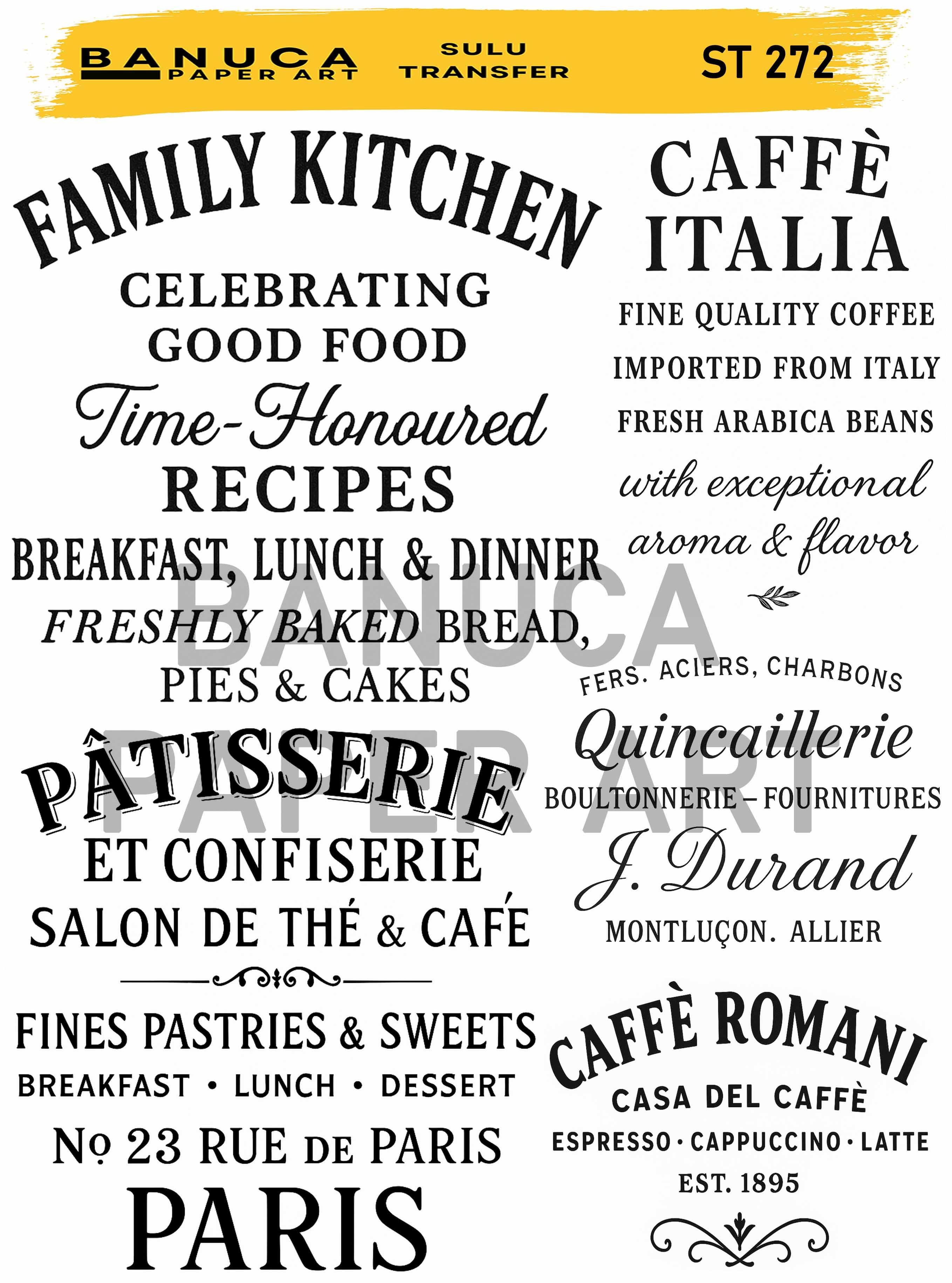 BANUCA PAPER ART SULU TRANSFER