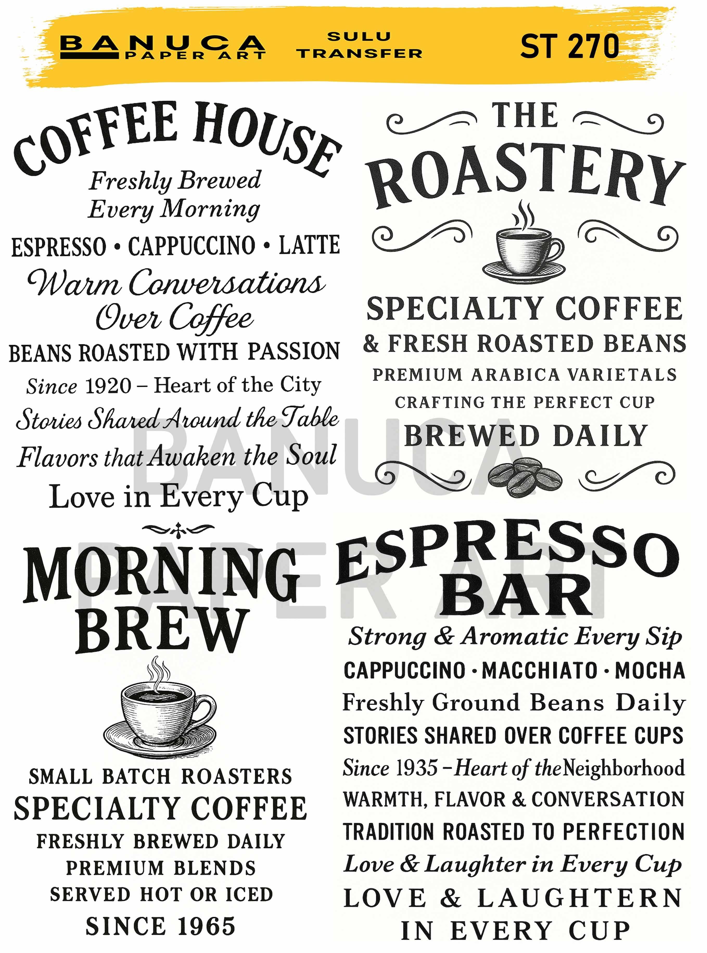 BANUCA PAPER ART SULU TRANSFER