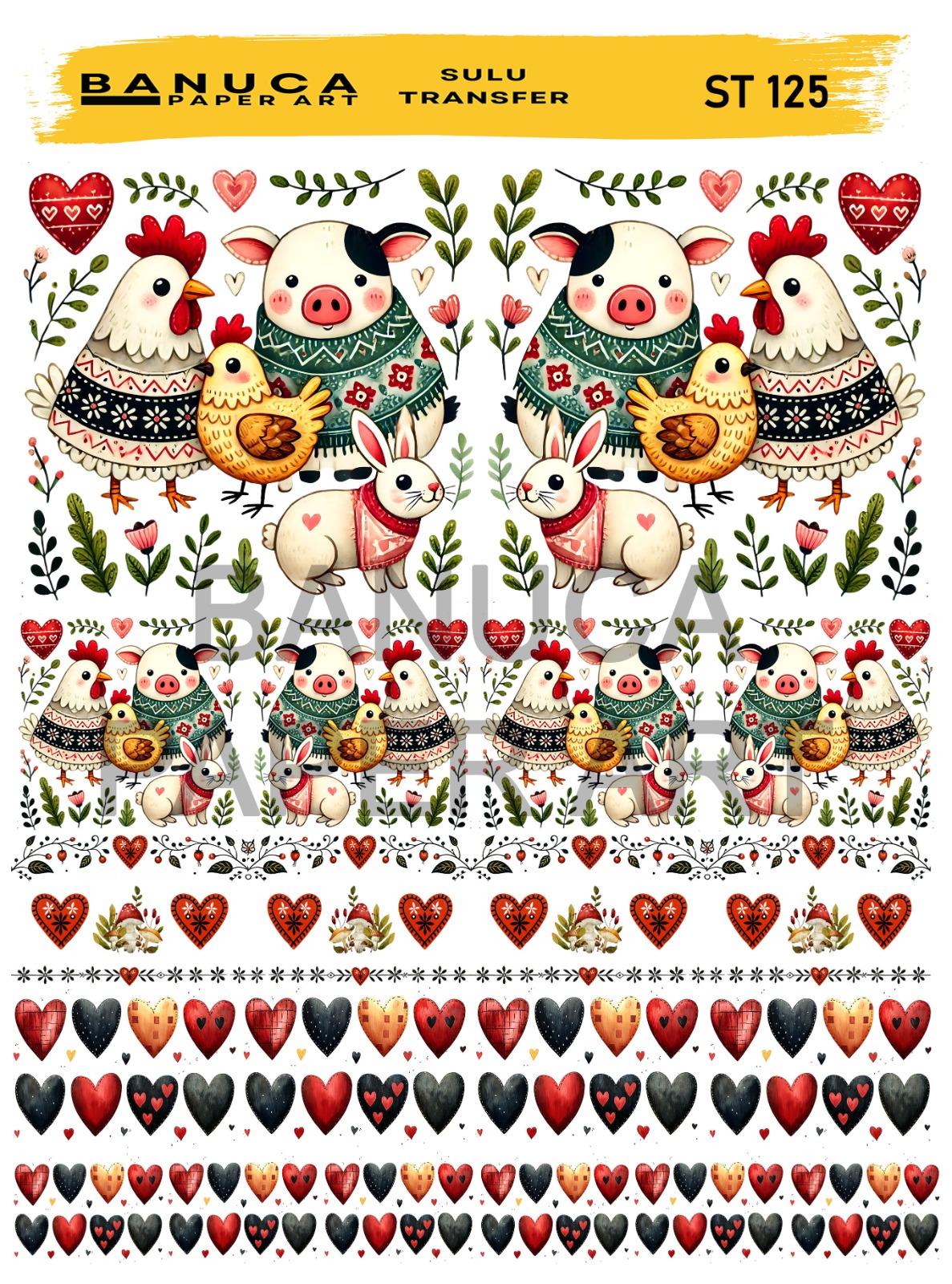 BANUCA PAPER ART SULU TRANSFER