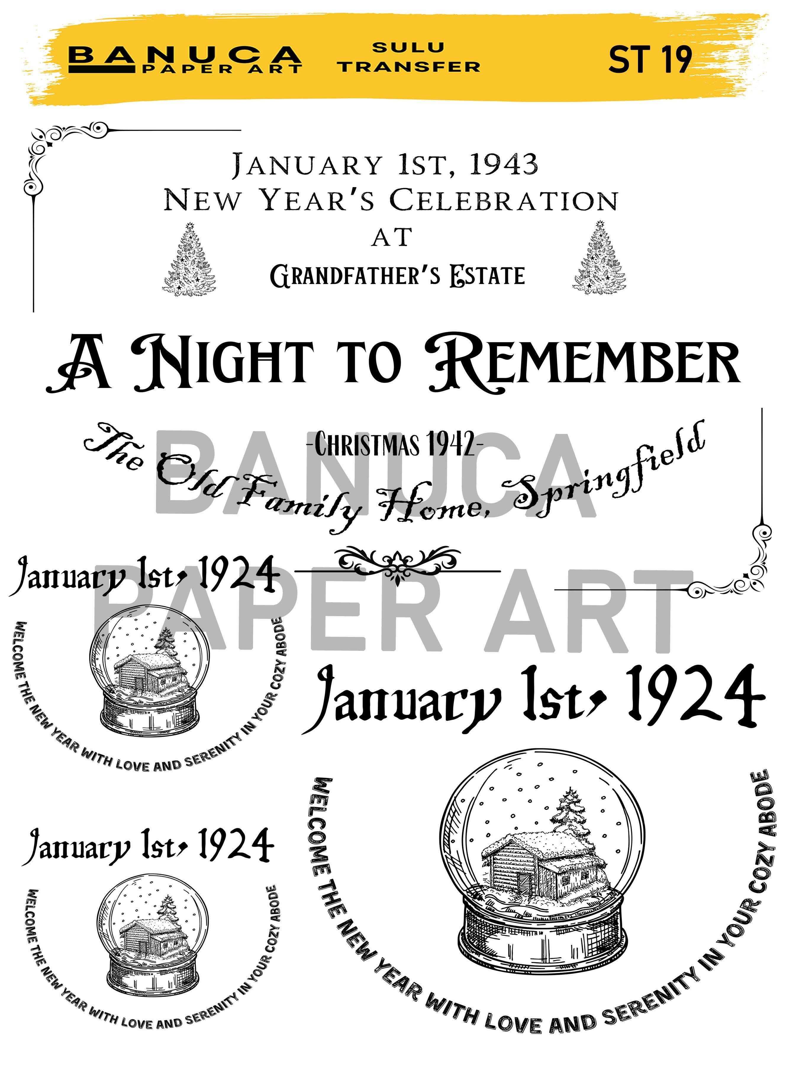 BANUCA PAPER ART SULU TRANSFER